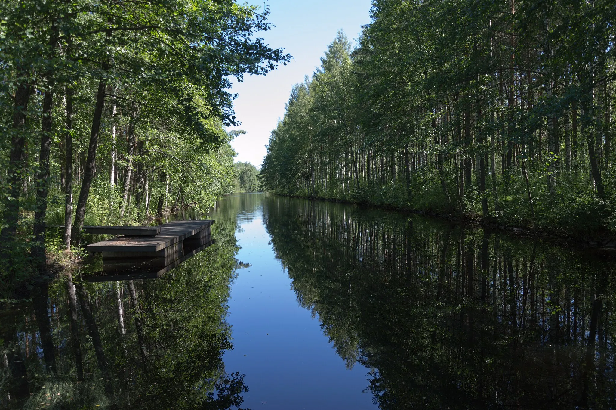 Photo showing: Pyhäkosken kanava Mantyharjulla