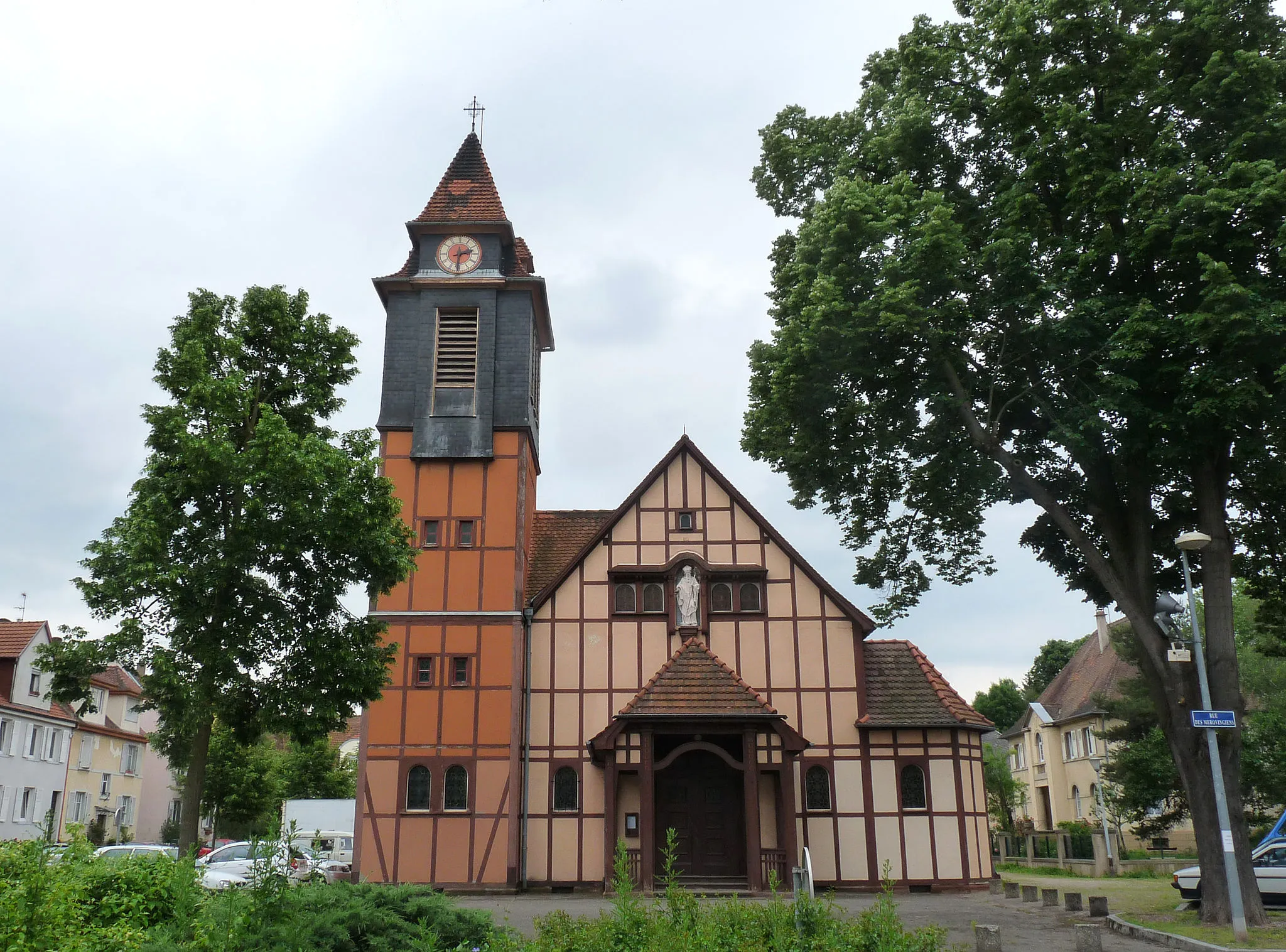 Photo showing: Église Saint-Arbogast (Montagne-Verte, Strasbourg)