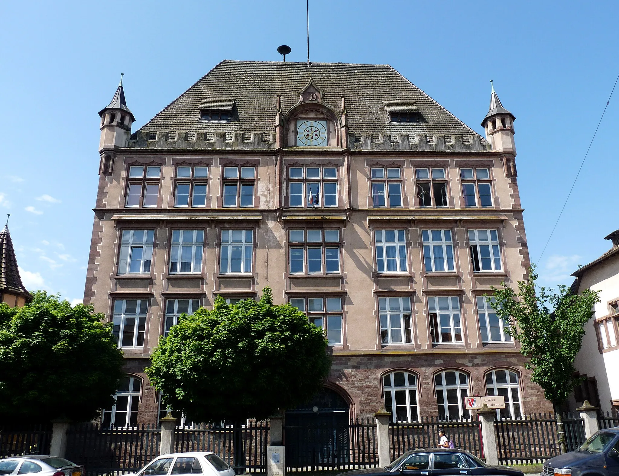 Photo showing: Collège de la Robertsau (Strasbourg), façade sur la rue Boecklin