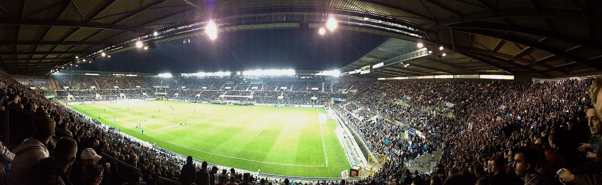 Photo showing: Panorama du Stade de la Meinau pour la rencontre opposant le racing club de strasbourg aux sports réunis de Colmar.