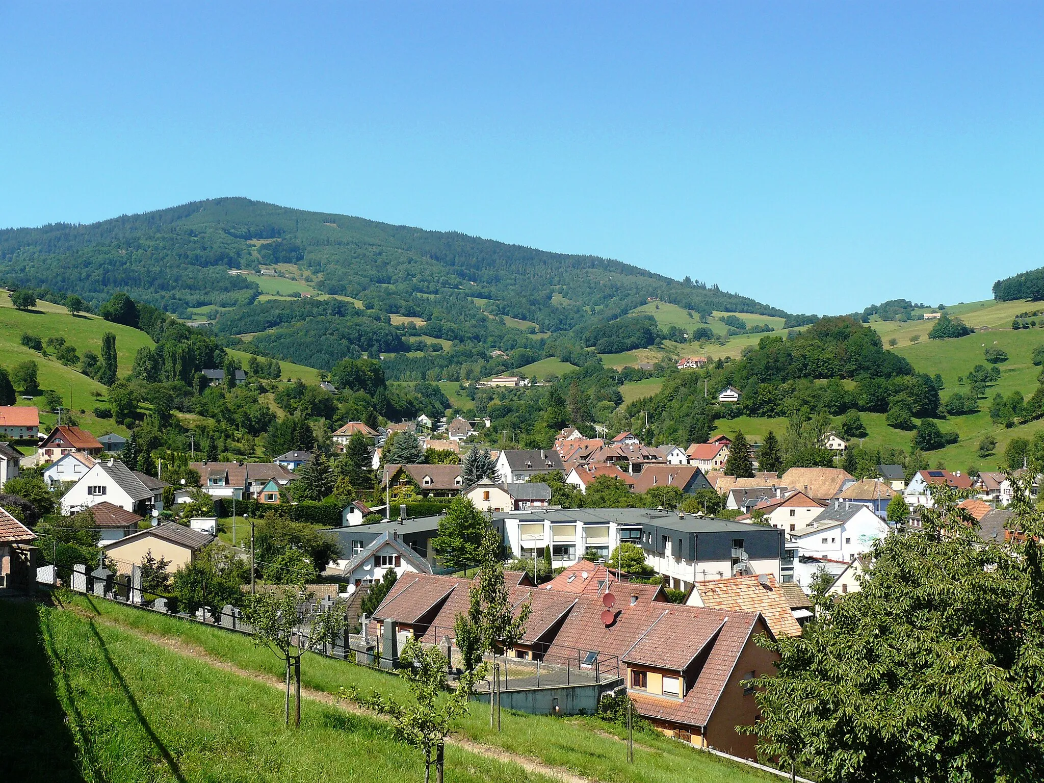 Photo showing: Vue partielle sur le village de Lapoutroie