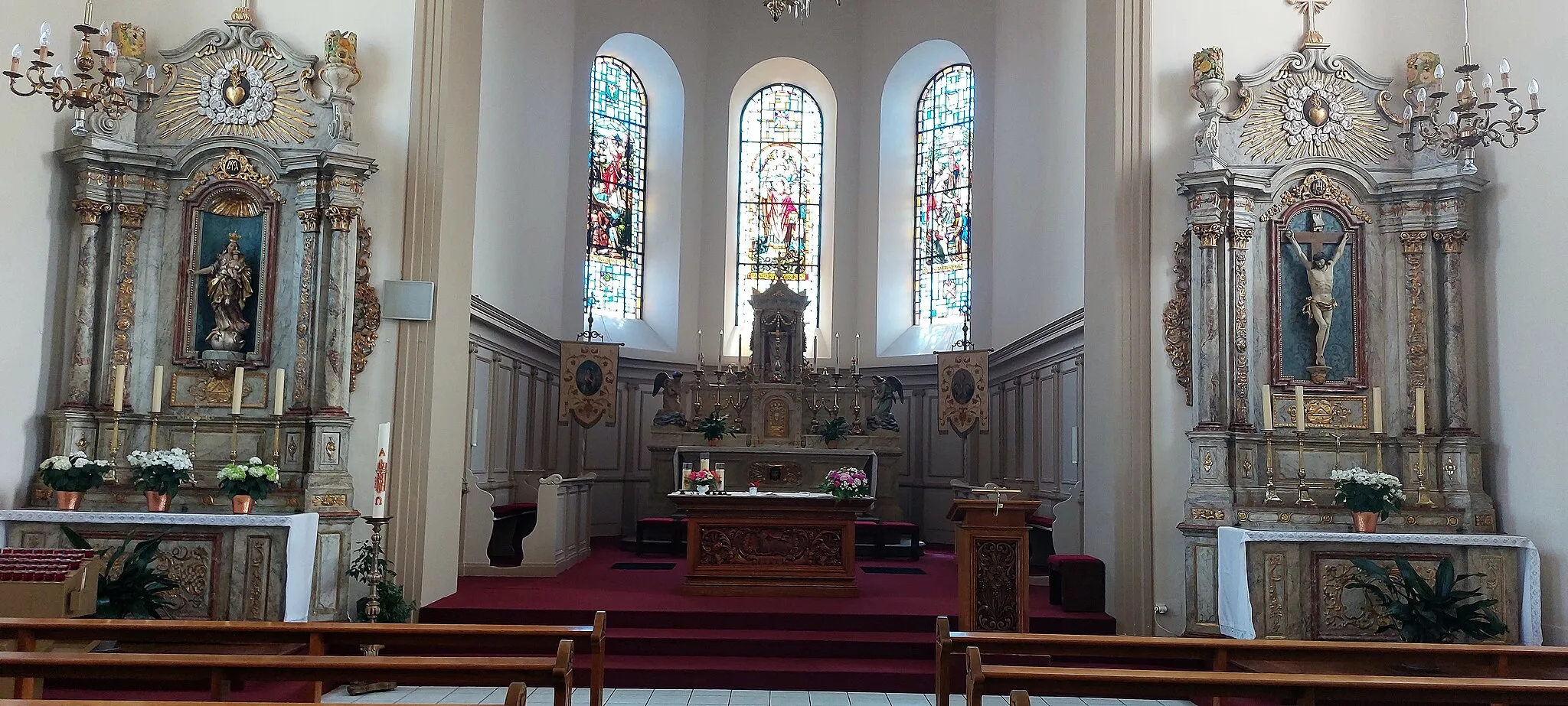 Photo showing: Intérieur de l'Église Saint-Epvre de Krautergersheim