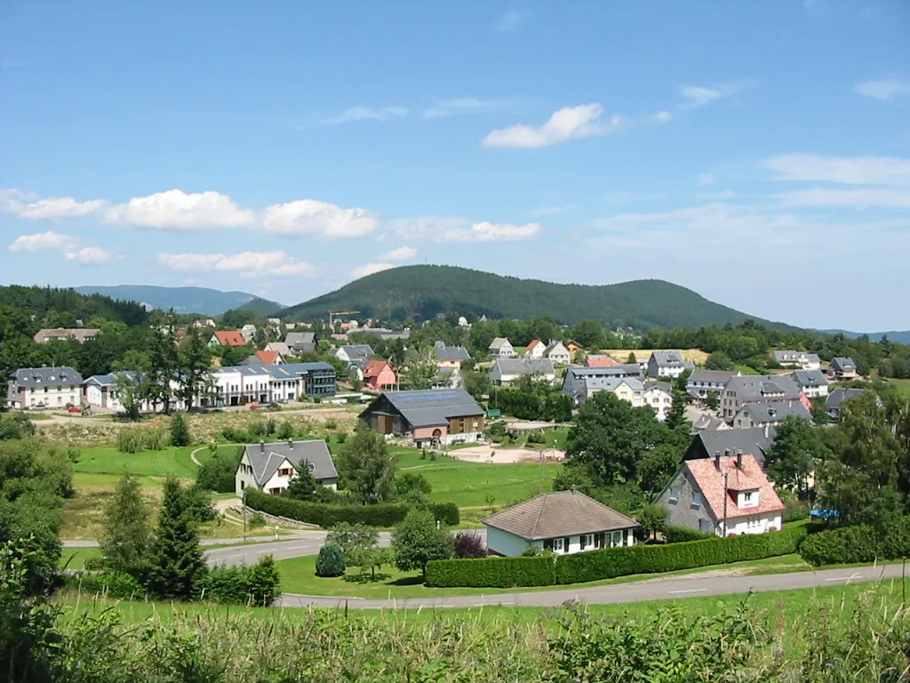 Photo showing: Vue panoramique de Labaroche (Haut-Rhin) depuis le lieudit Les Chiais