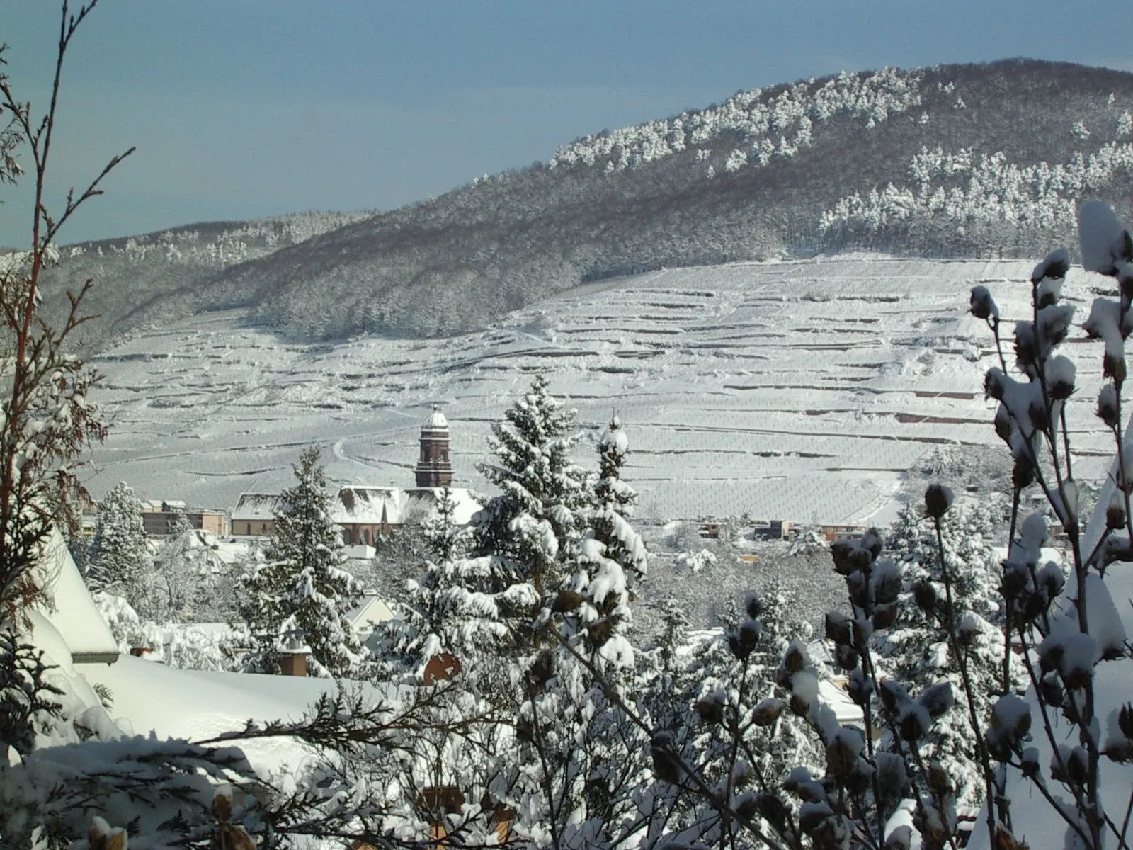 Photo showing: Guebwiller sous la neige le 5 mars 2006