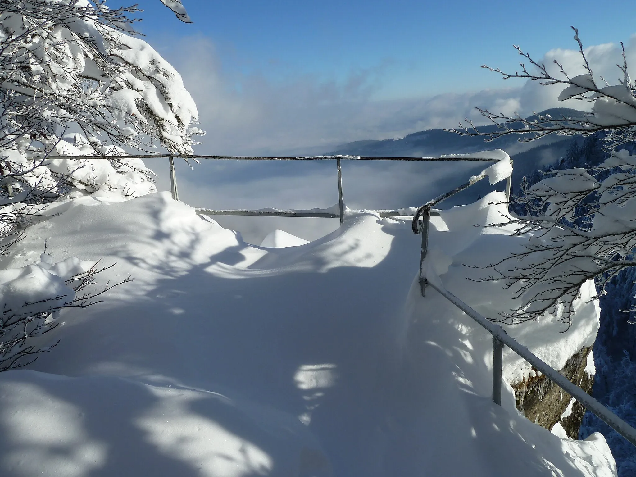 Photo showing: Hauts de la Schlucht en hiver (Hautes-Vosges)