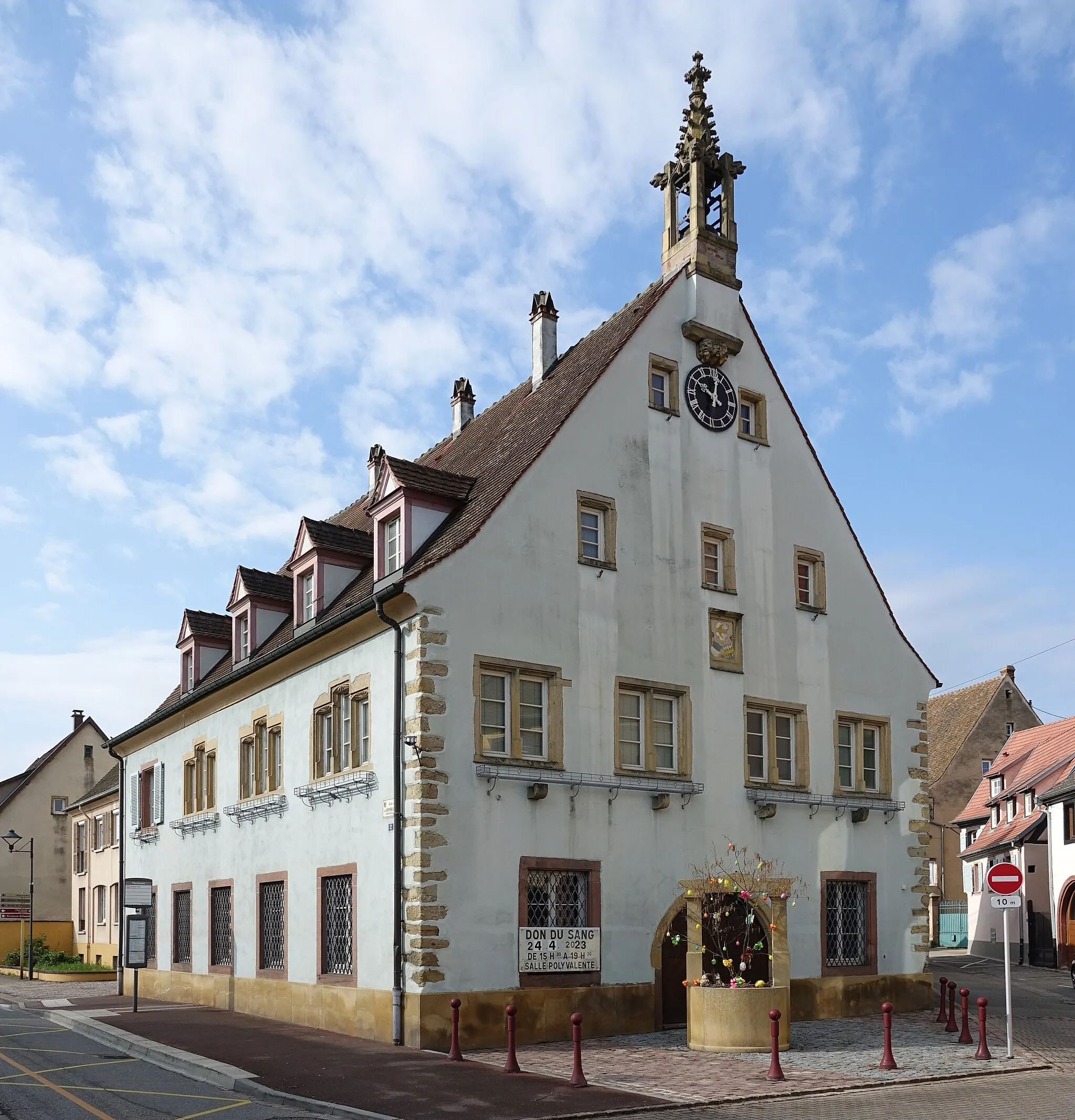 Photo showing: Old town hall of Ingersheim (Haut-Rhin, France).