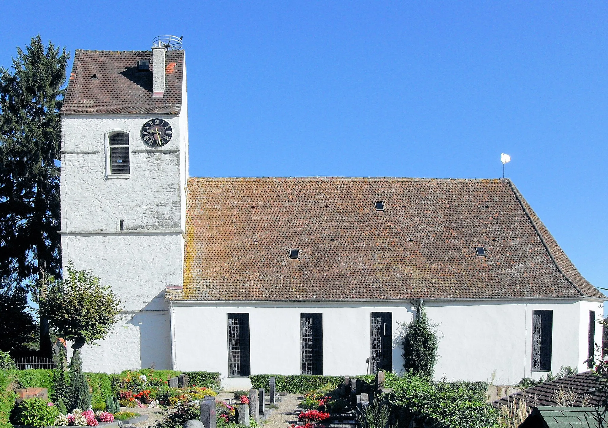 Photo showing: evangelische Kirche in Buggingen