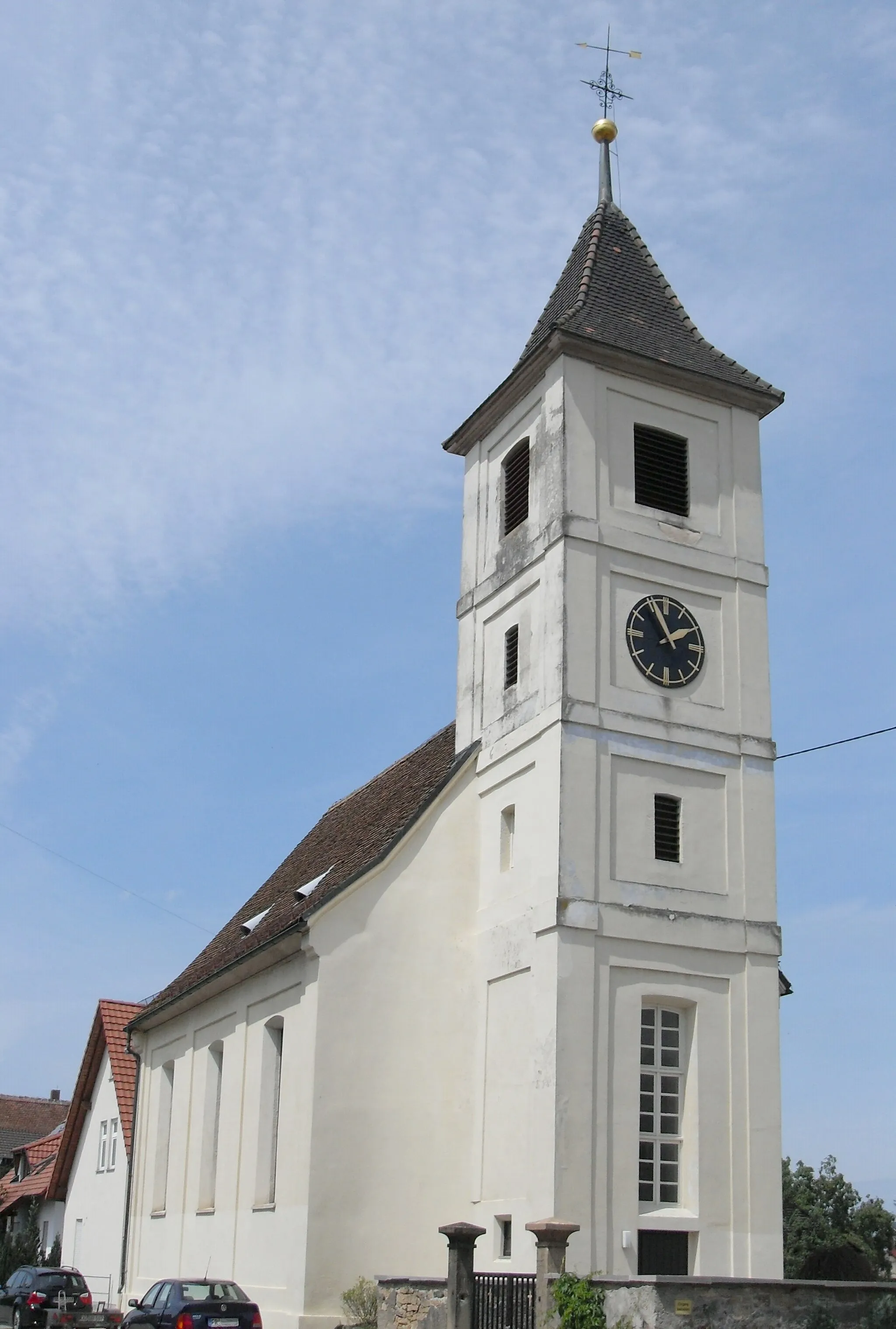 Photo showing: evangelische Kirche in Seefelden, Gemeinde Buggingen