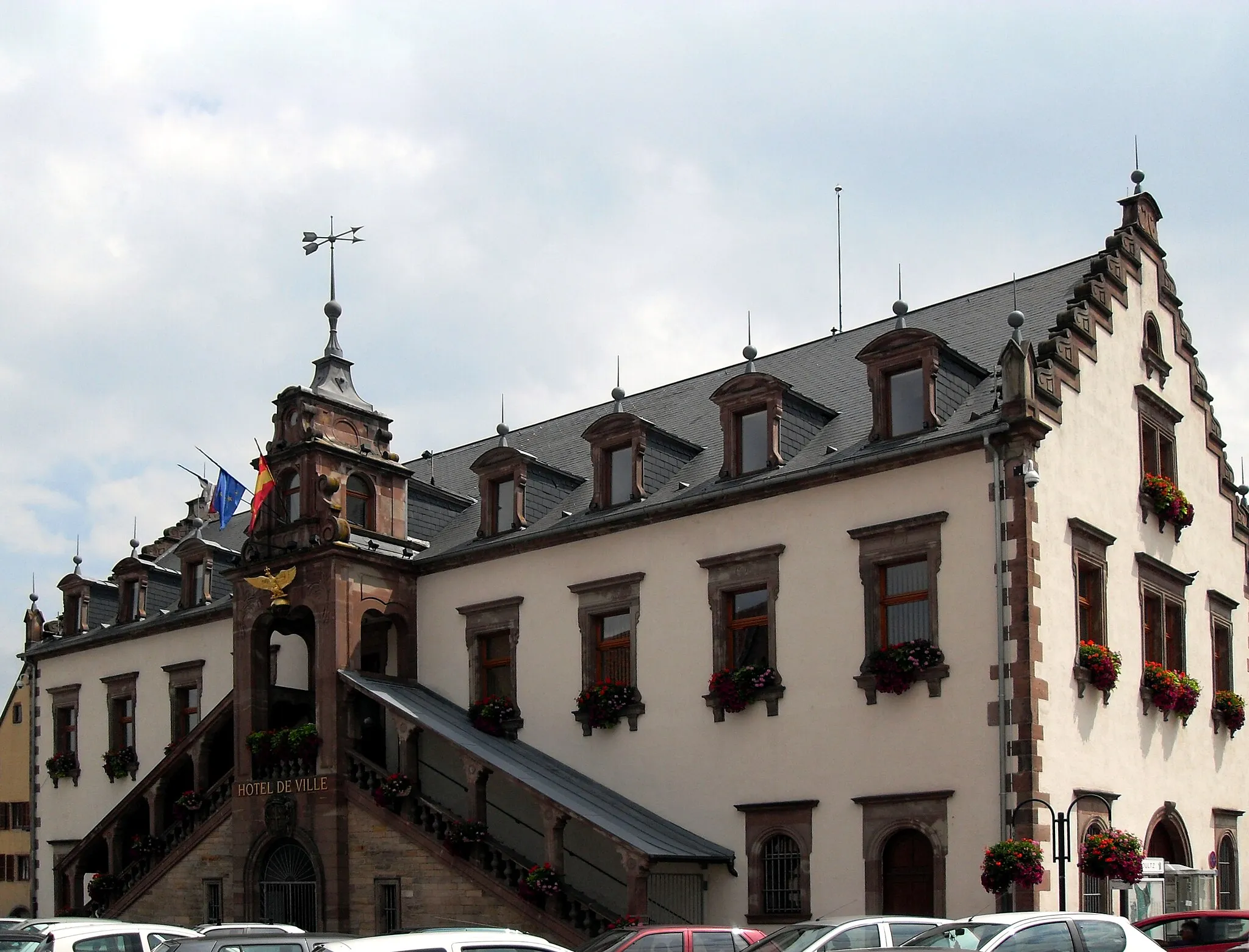 Photo showing: L'hôtel de ville de Soultz-Haut-Rhin