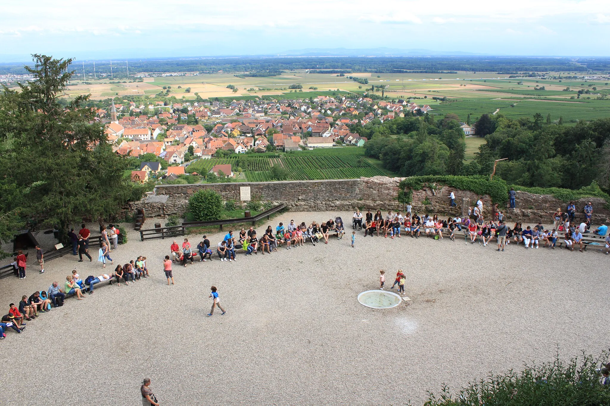 Photo showing: Volerie des Aigles, Château de Kintzheim, Bas-Rhin, Alsace, France