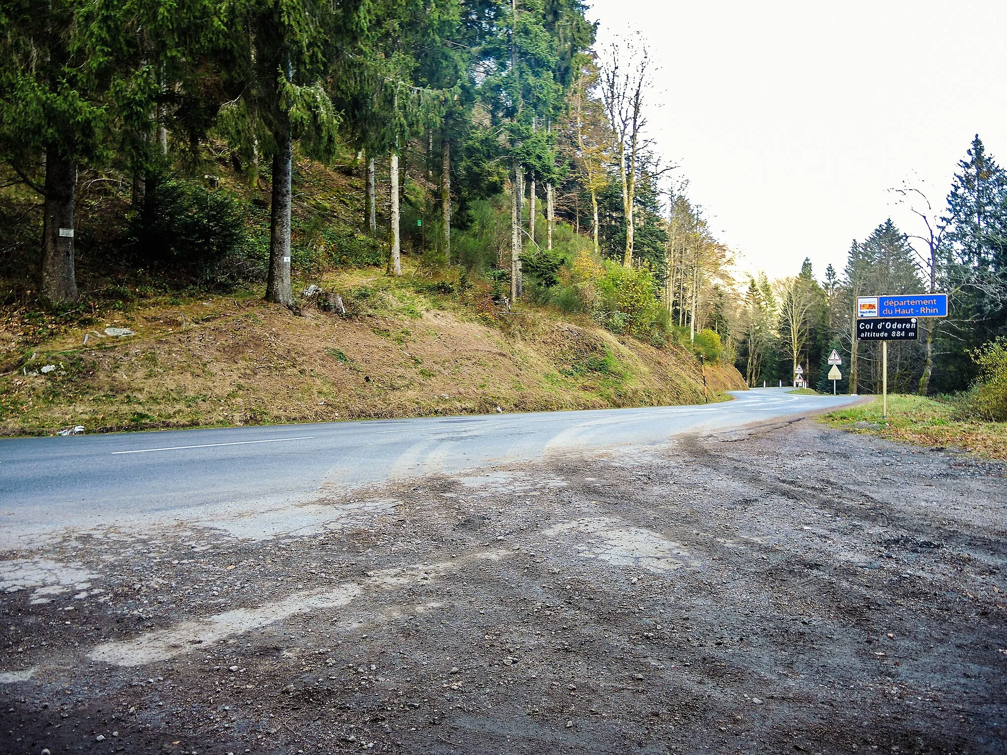 Photo showing: Col d'Oderen, vu du côté vosgien. Kruth, Haut-Rhin