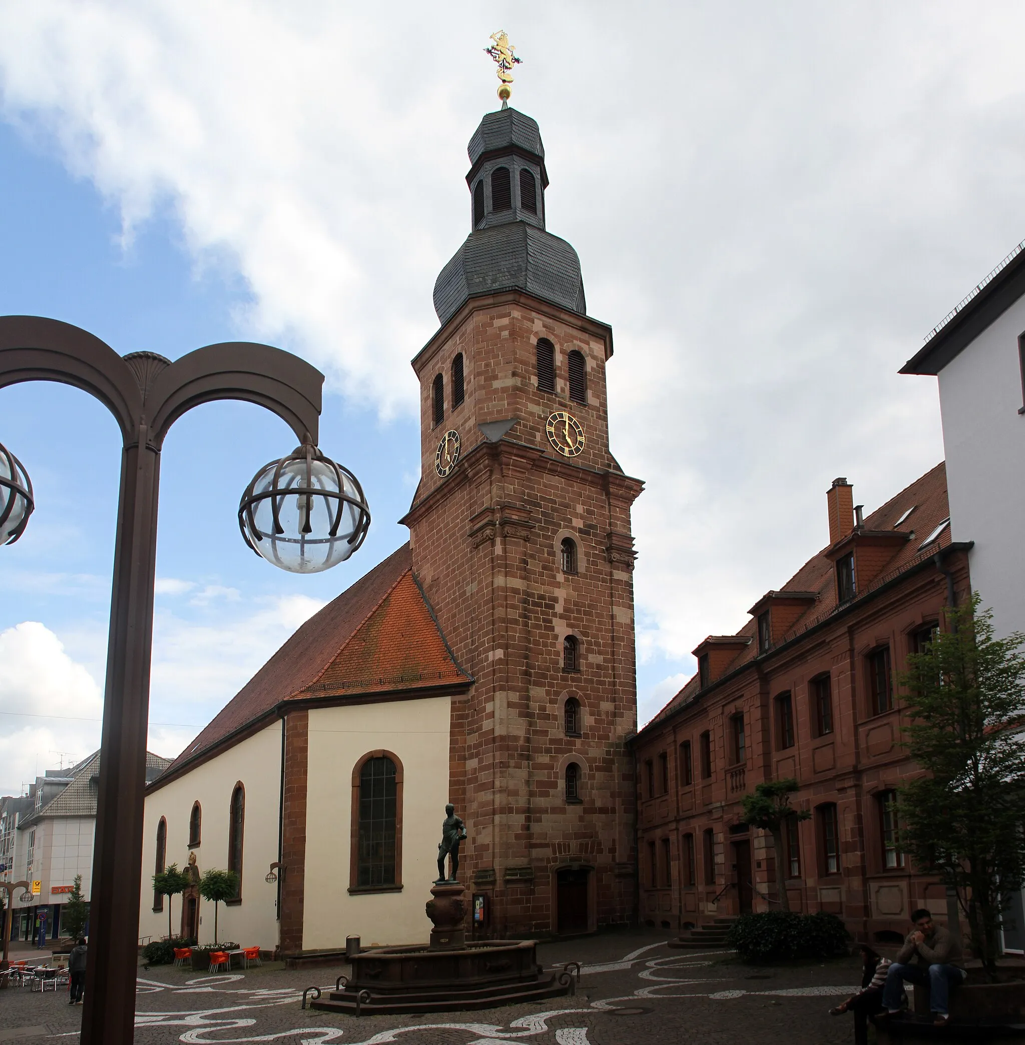 Photo showing: Evangelische Lutherkirche; Saalbau, 1757/58, Werkmeister Schweighofer, Zweibrücken, 1949 wiederhergestellt