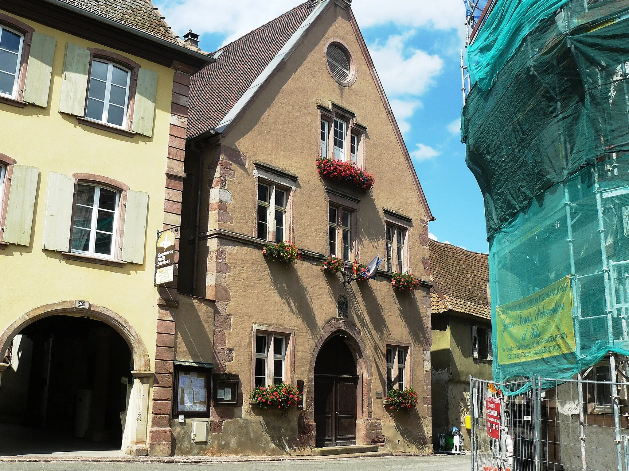 Photo showing: La mairie de Hunawihr