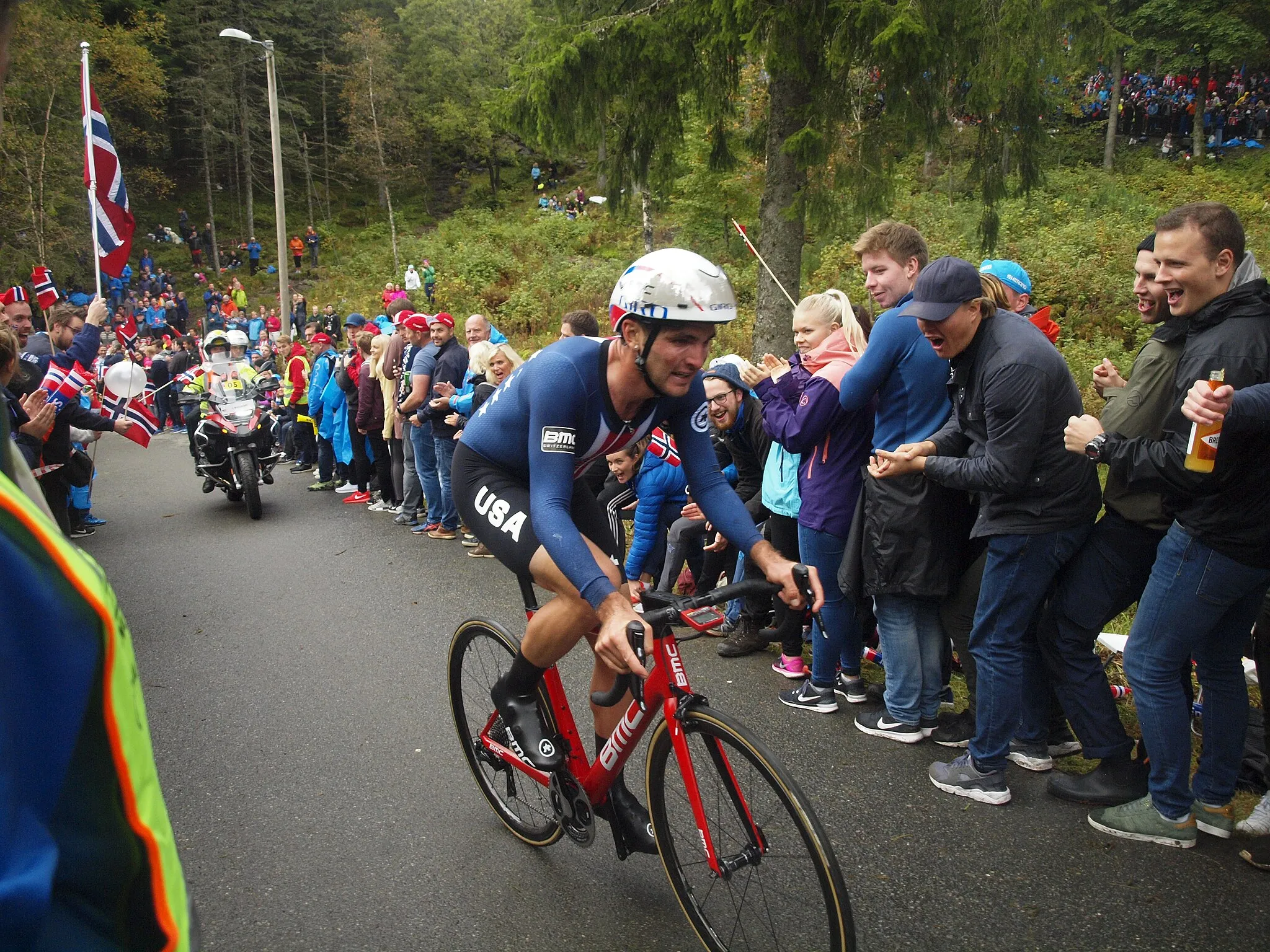 Photo showing: Joey Rosskopf at the 2017 UCI World Championships