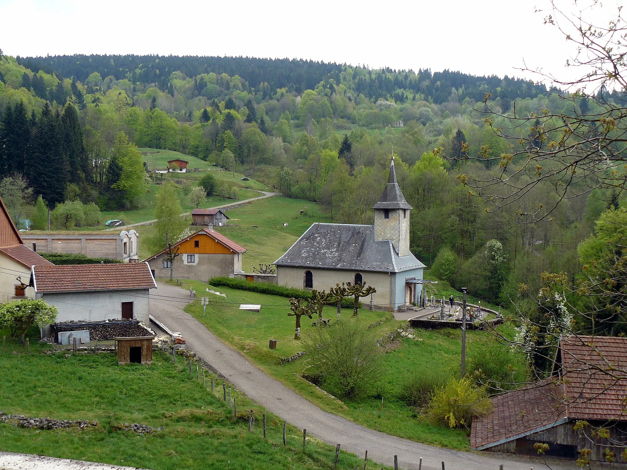 Photo showing: Vue de Château-Lambert (commune de Haut-du-Them-Château-Lambert, Haute-Saône, France)