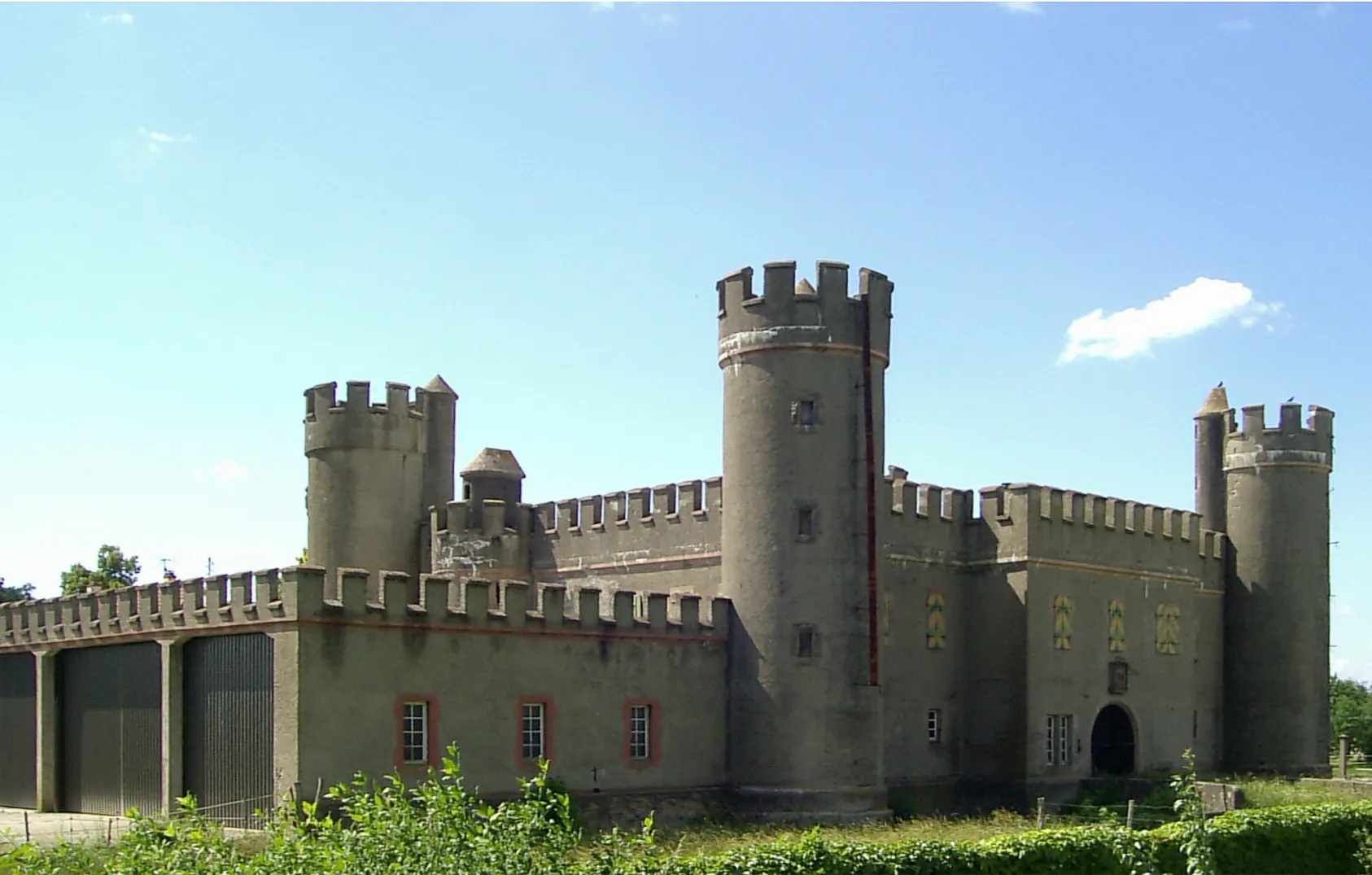 Photo showing: Château de Burrus à Hombourg