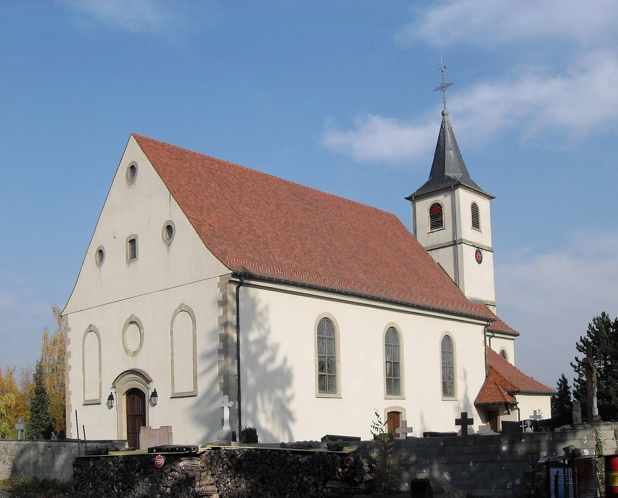 Photo showing: L'église Saint-Nicolas à Hombourg