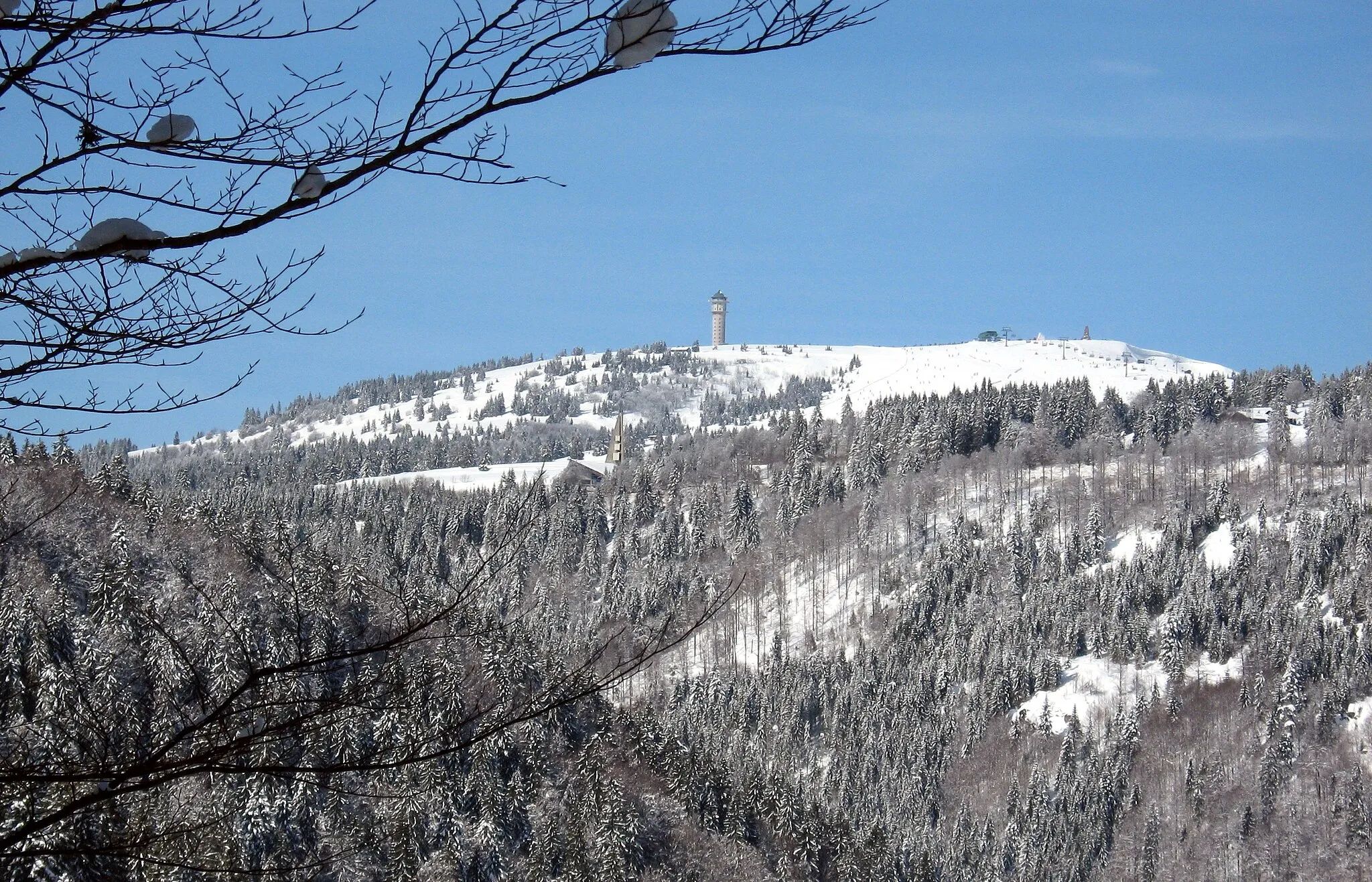 Photo showing: Blick auf den de:Feldberg (Berg im Schwarzwald) von de:Menzenschwand