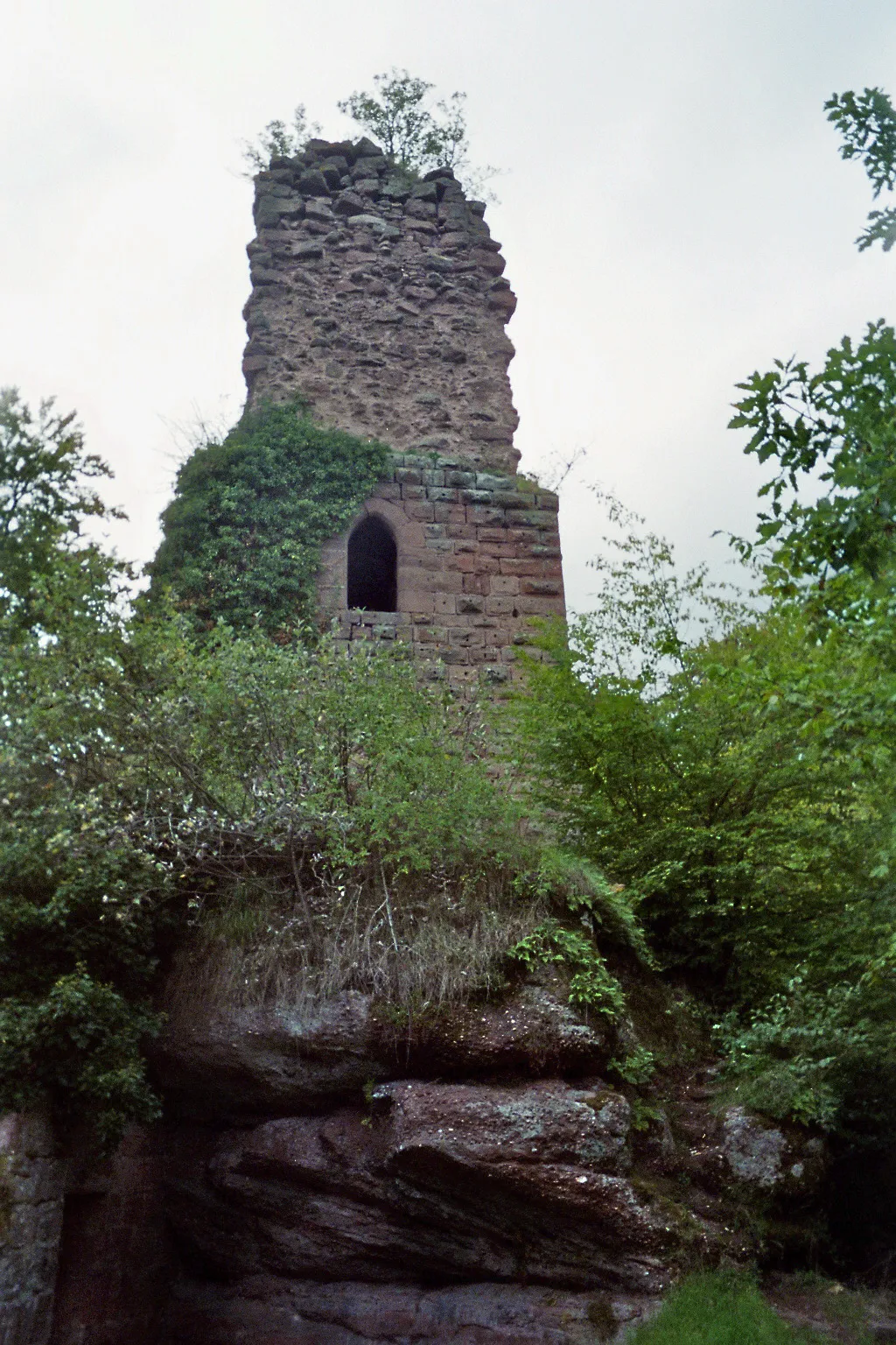 Photo showing: Château du Griffon ou du Greifenstein, aux environs de Saverne, Bas-Rhin, France.