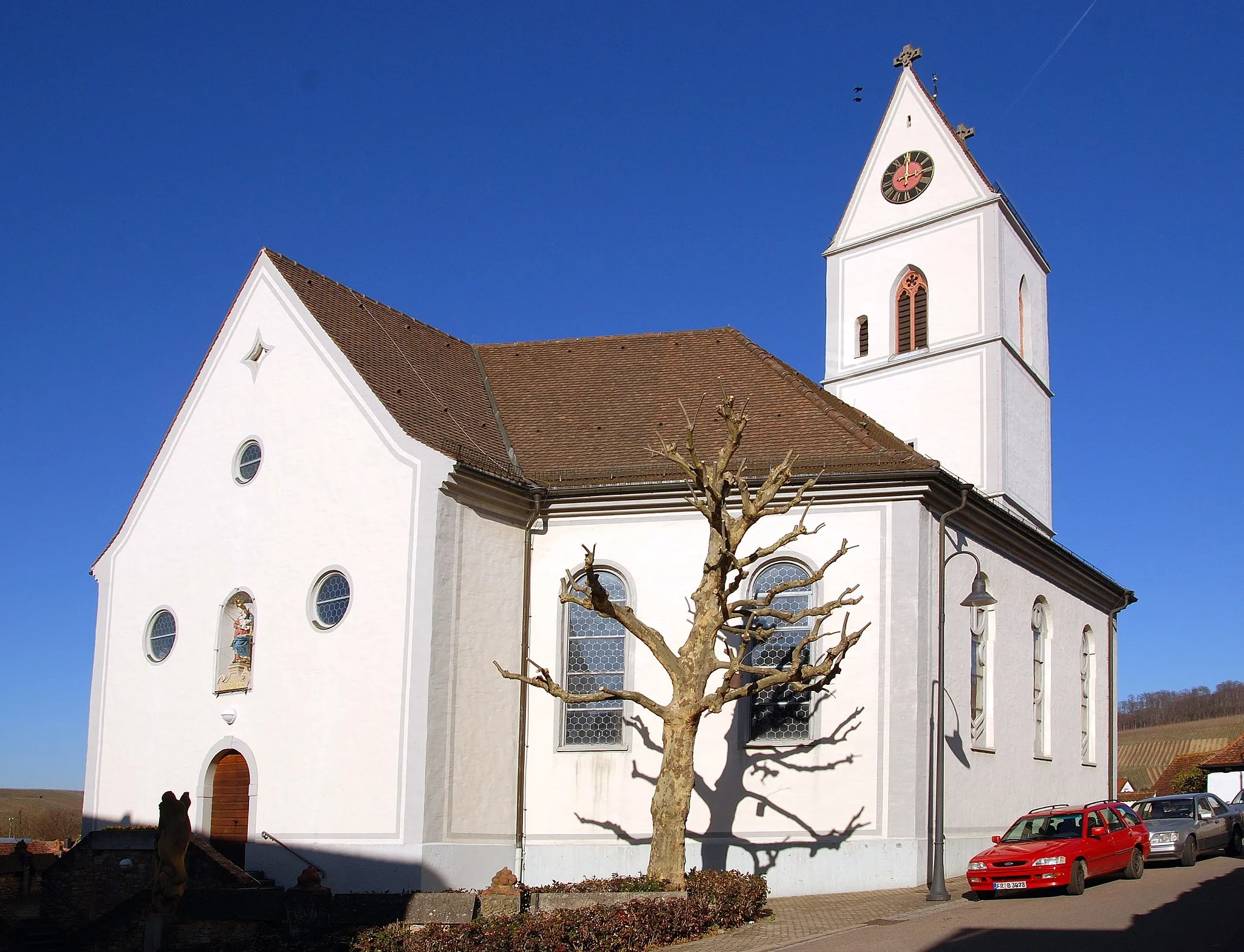 Photo showing: Katholische Pfarrkirche Kirche St. Columba in Pfaffenweiler