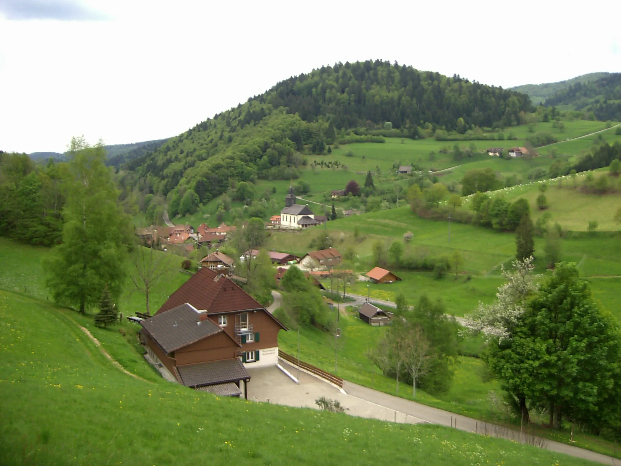 Photo showing: Blick von Nordosten auf Neuenweg, Schwarzwald, Deutschland