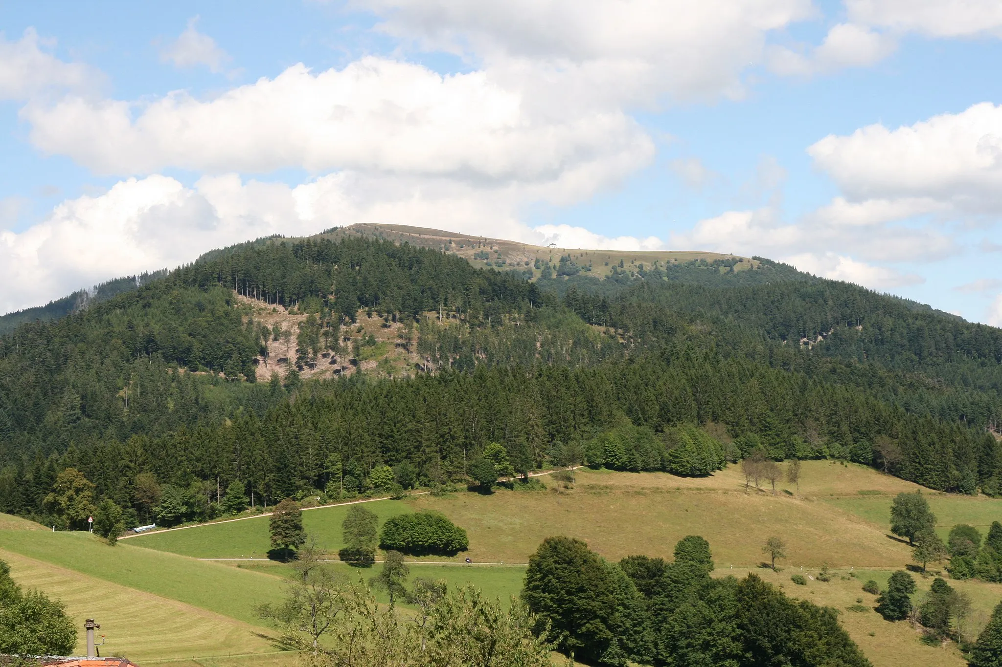 Photo showing: Belchen (Schwarzwald) von Heubronn/Neuenweg aus gesehen