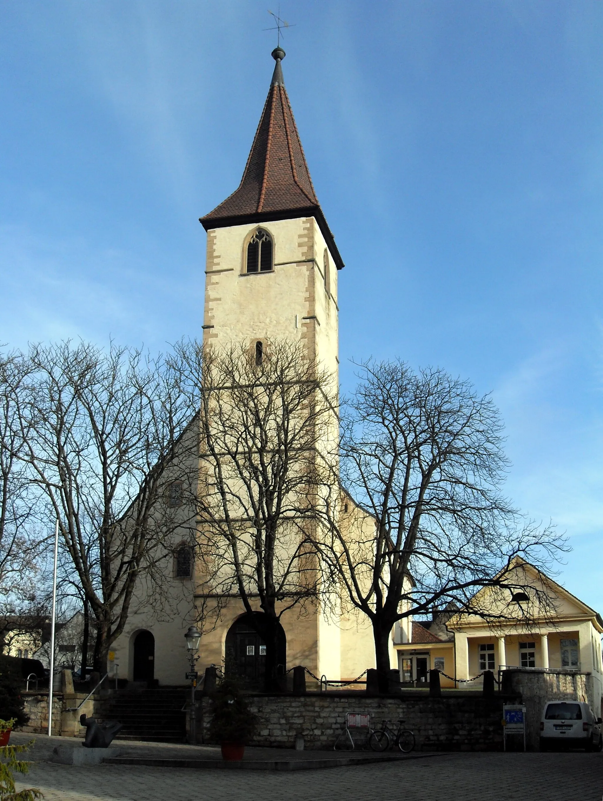 Photo showing: Kirche St. Martin in Müllheim, Westseite
