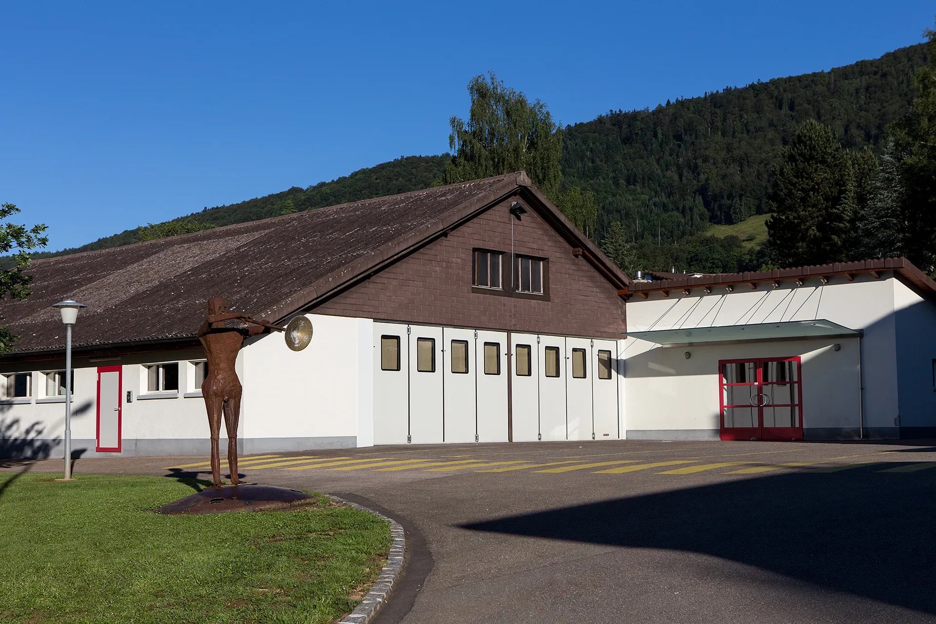 Photo showing: Festhalle von Boécourt (JU)