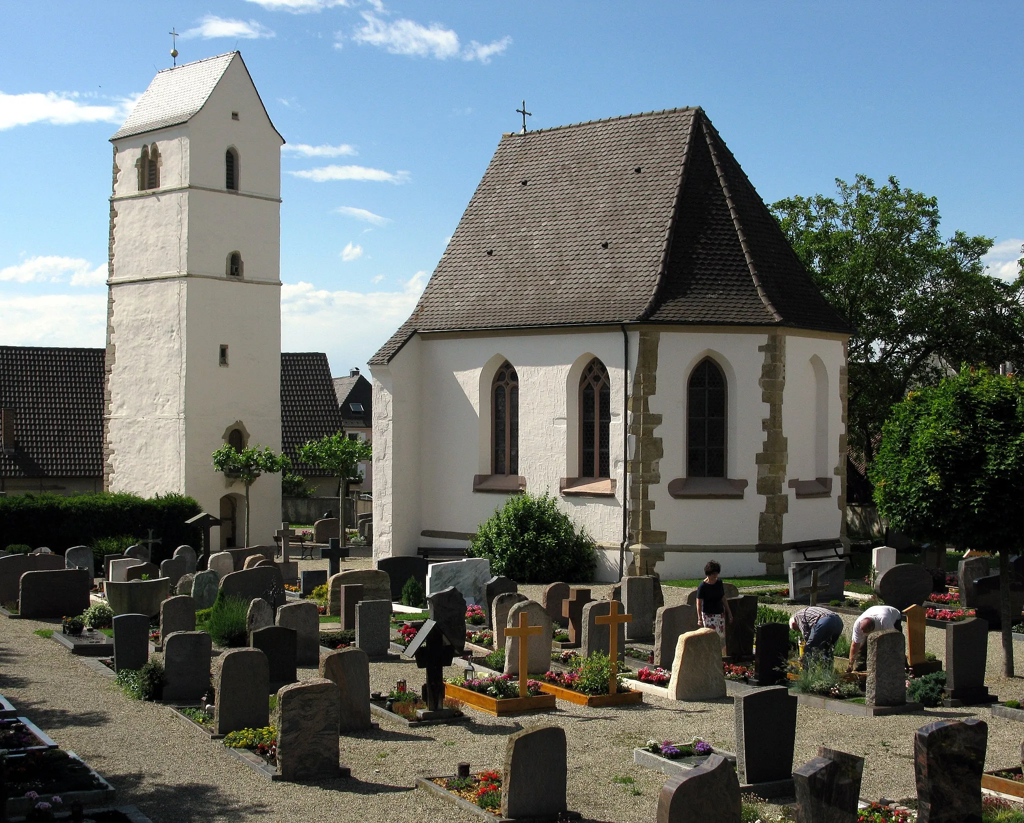 Photo showing: 1. St. Agnes Kirche, heute Friedhofskapelle in Eschbach
