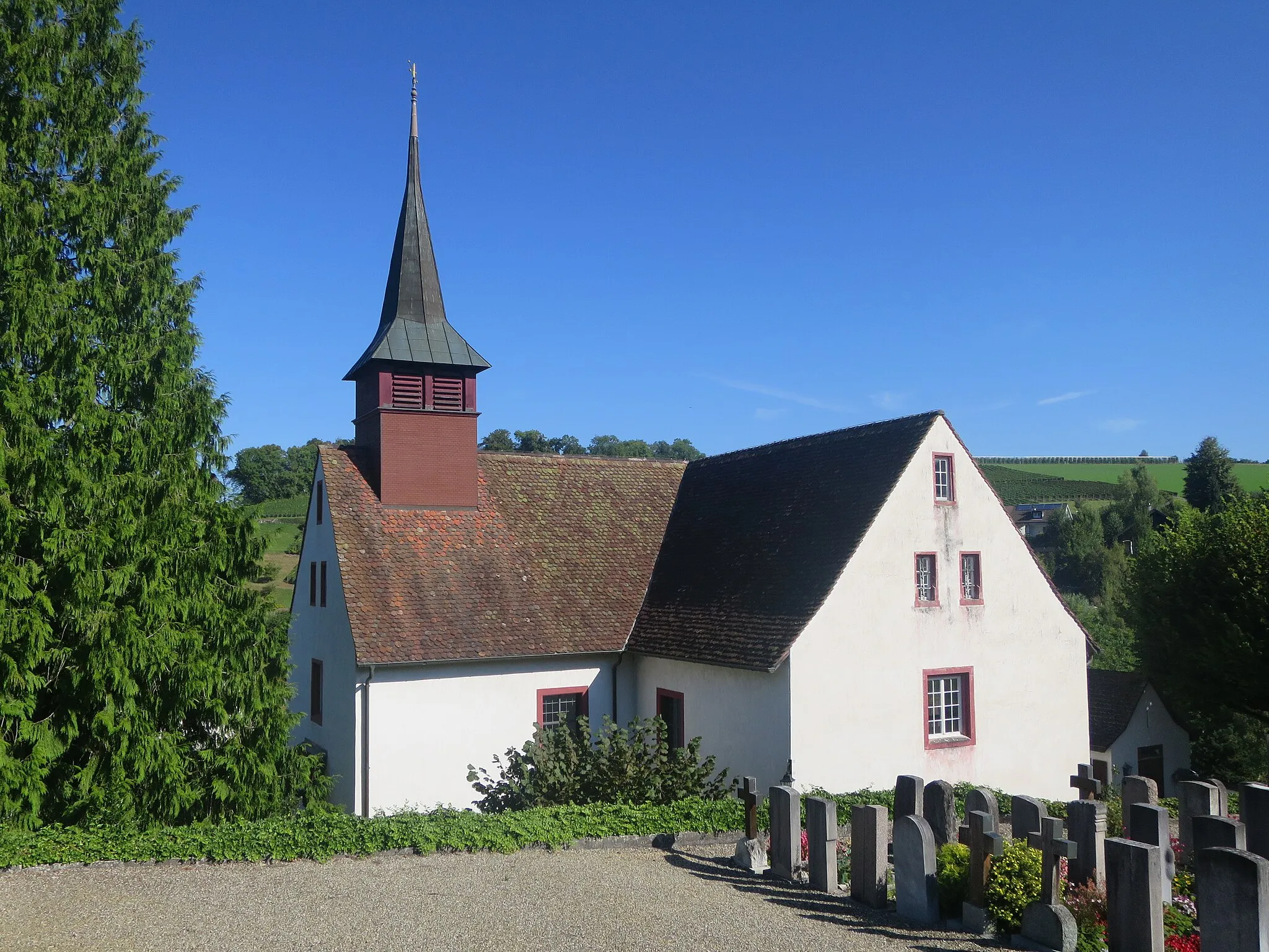 Photo showing: Reformierte Kirche Wintersingen, Schweiz, aussen