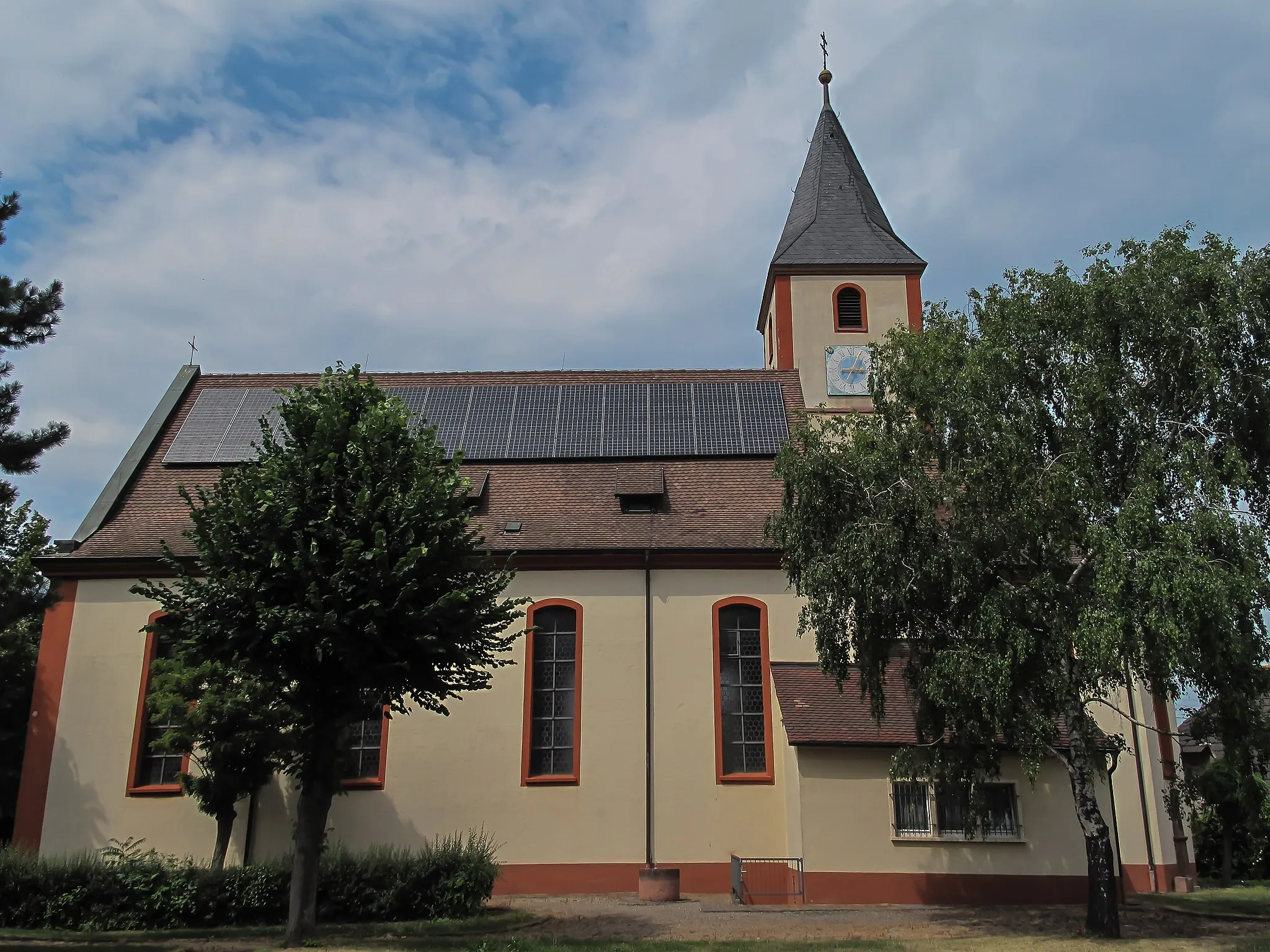 Photo showing: Sasbach,church  die Sankt Martin Kirche