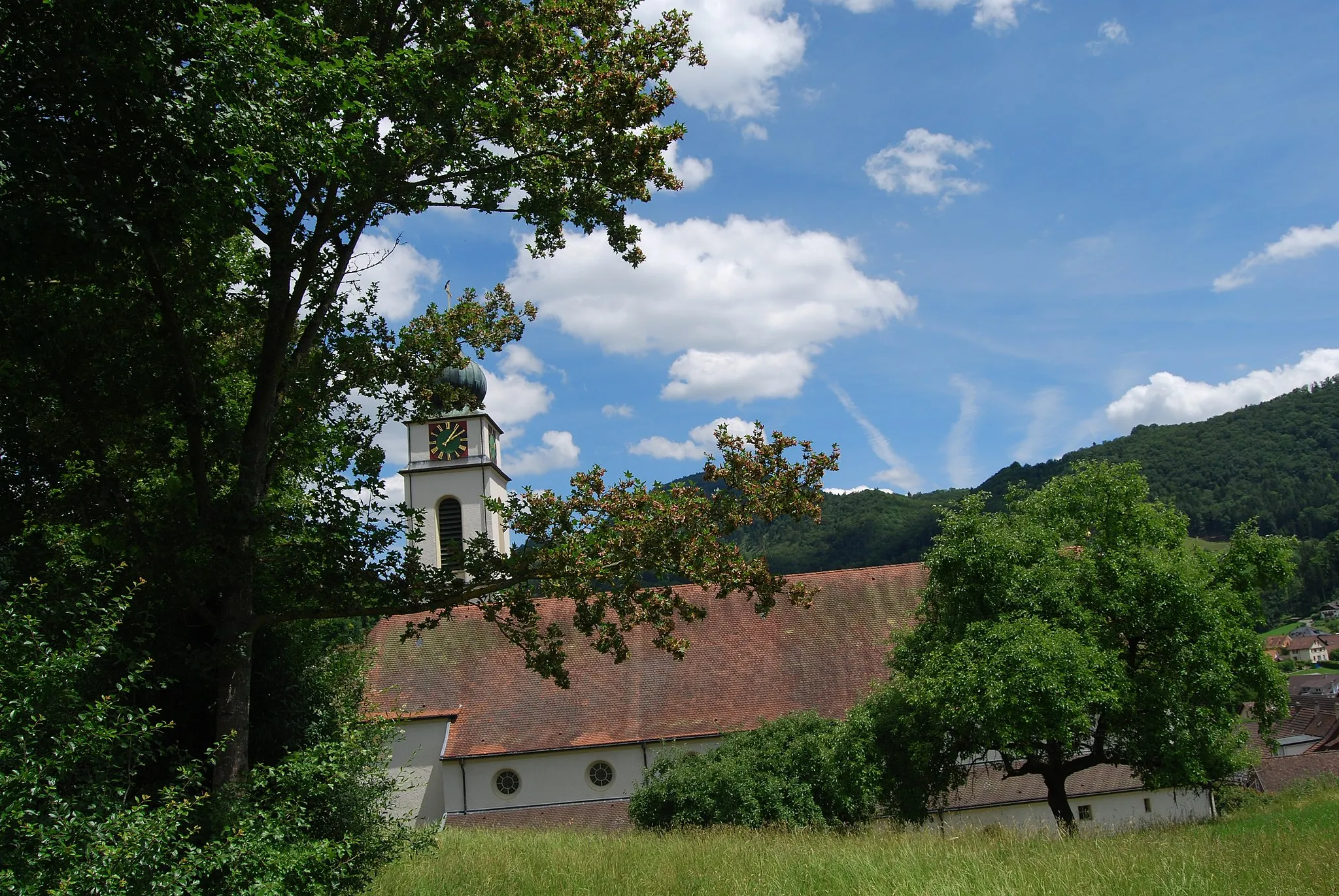 Photo showing: Church of Mümliswil, canton of Solothurn, Switzerland