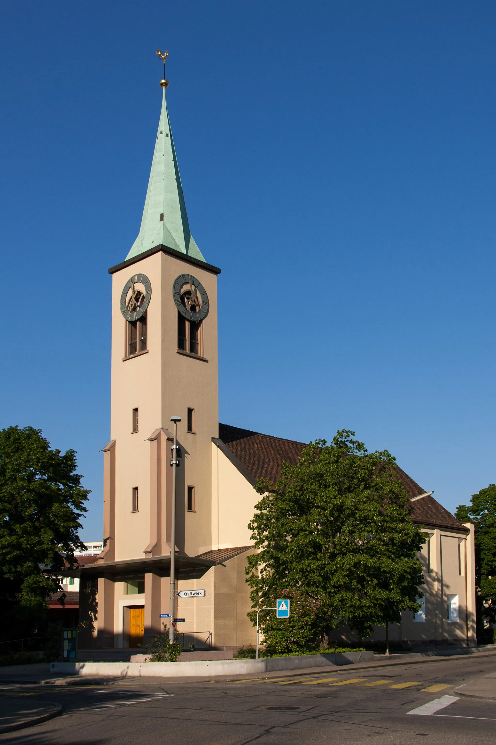 Photo showing: Reformierte Kirche in Birsfelden