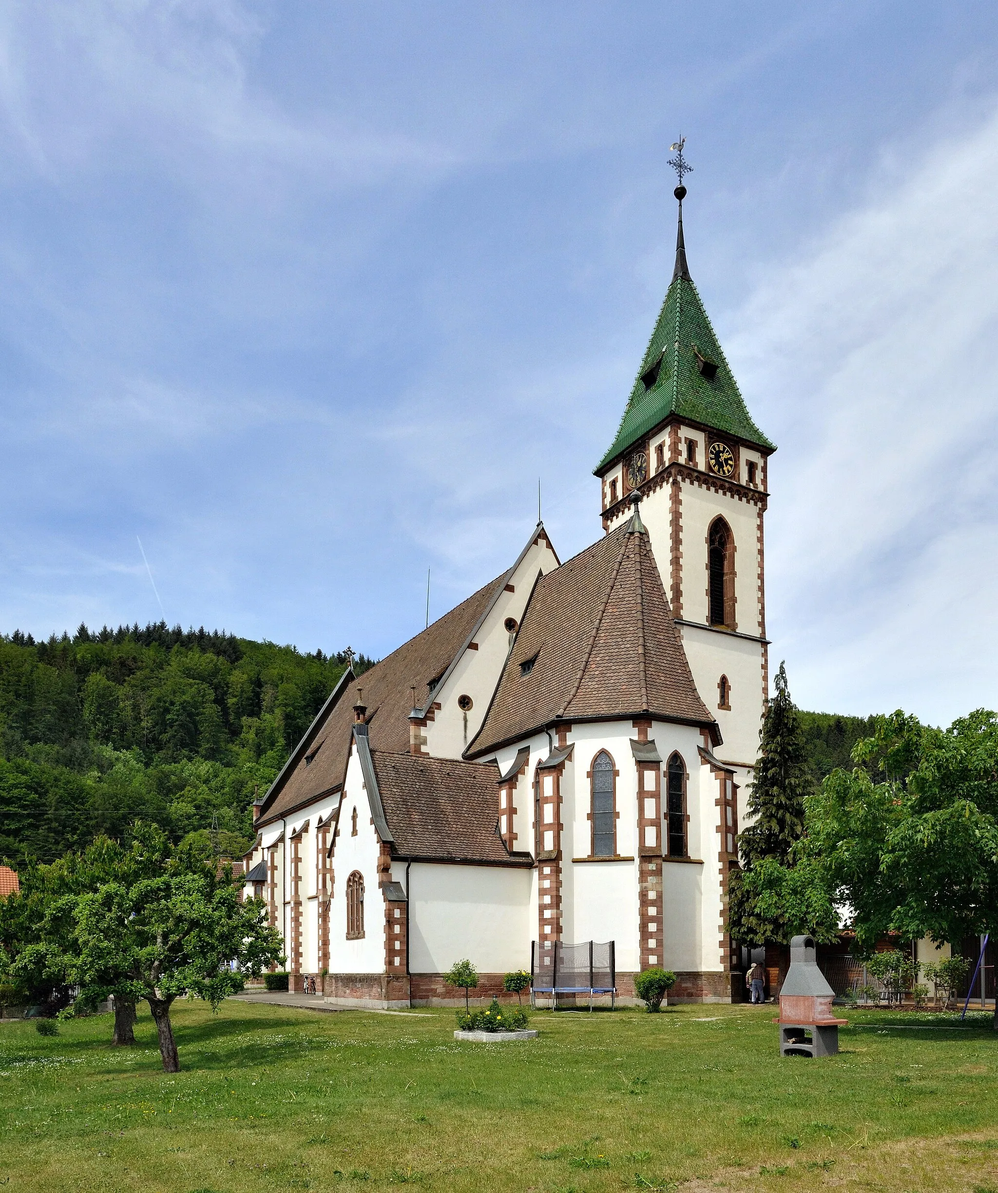 Photo showing: Hausen im Wiesental: catholic church