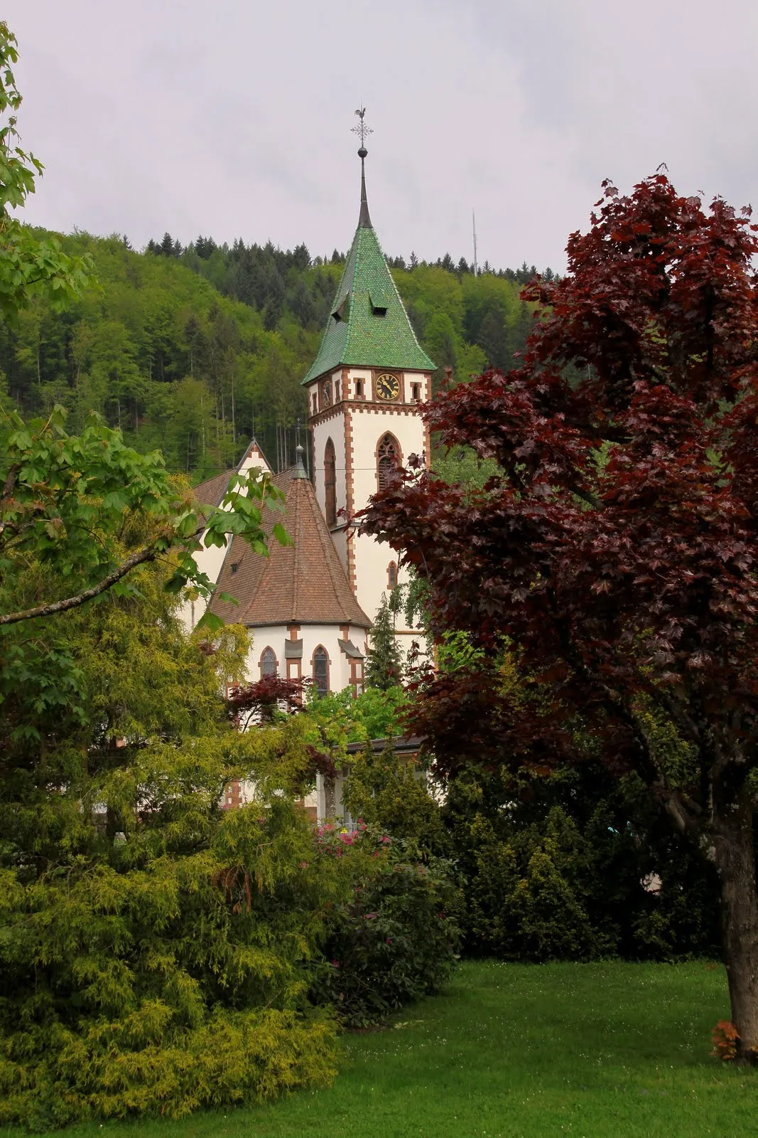 Photo showing: Hausen im Wiesental, Kath. Kirche