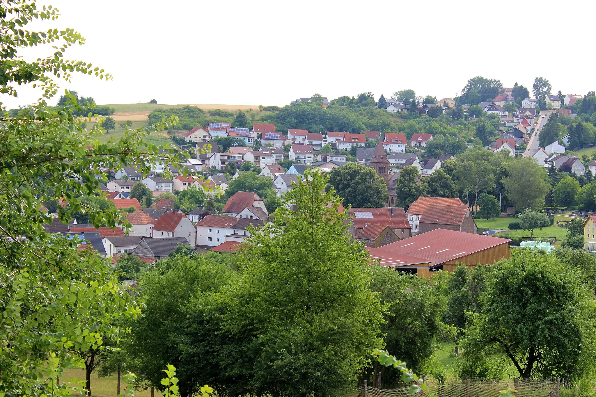 Photo showing: Ansicht von Nünschweiler, Kreis Südwestpfalz, Rheinland-Pfalz