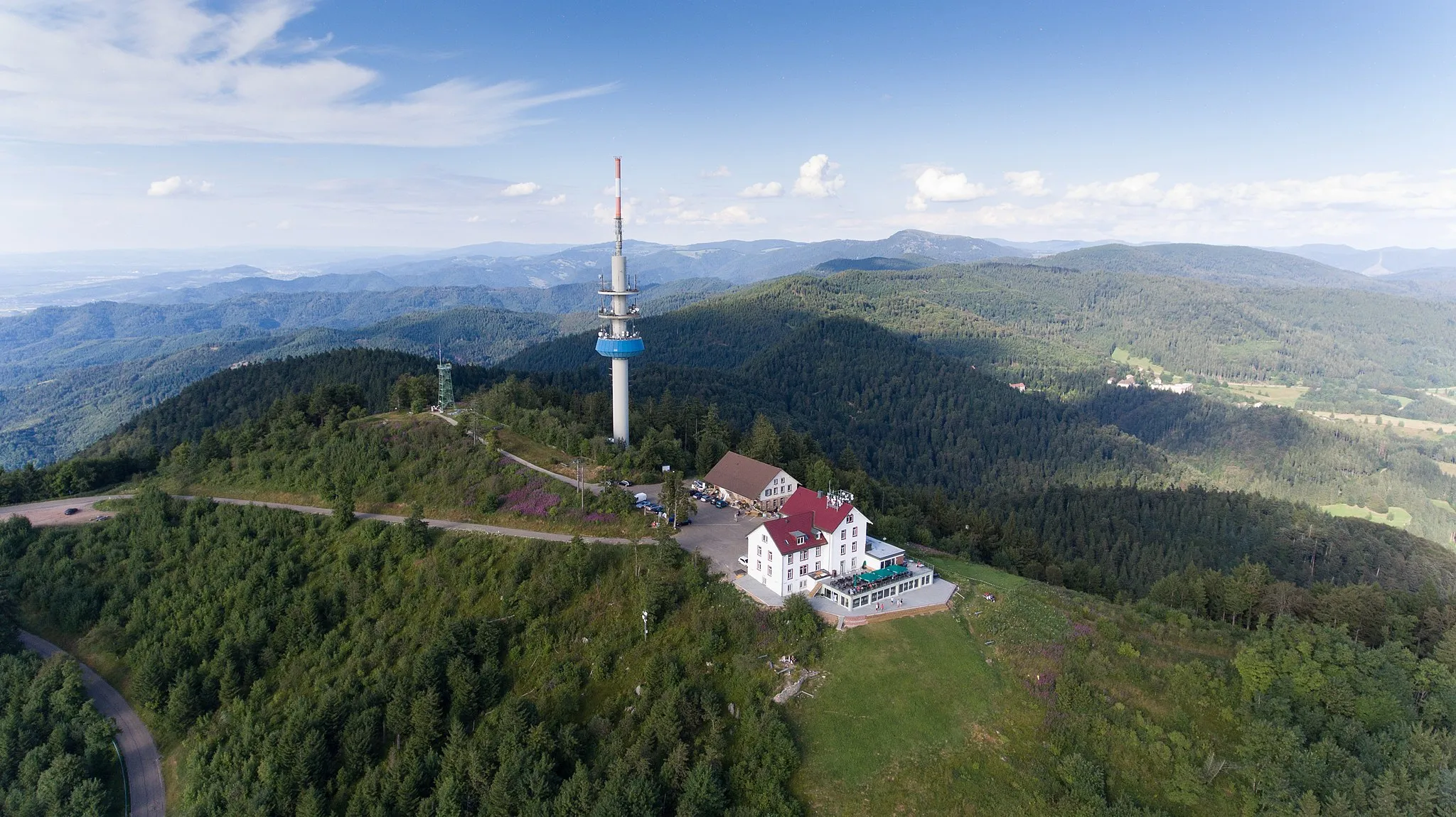 Photo showing: Aerial view summit of Hochblauen