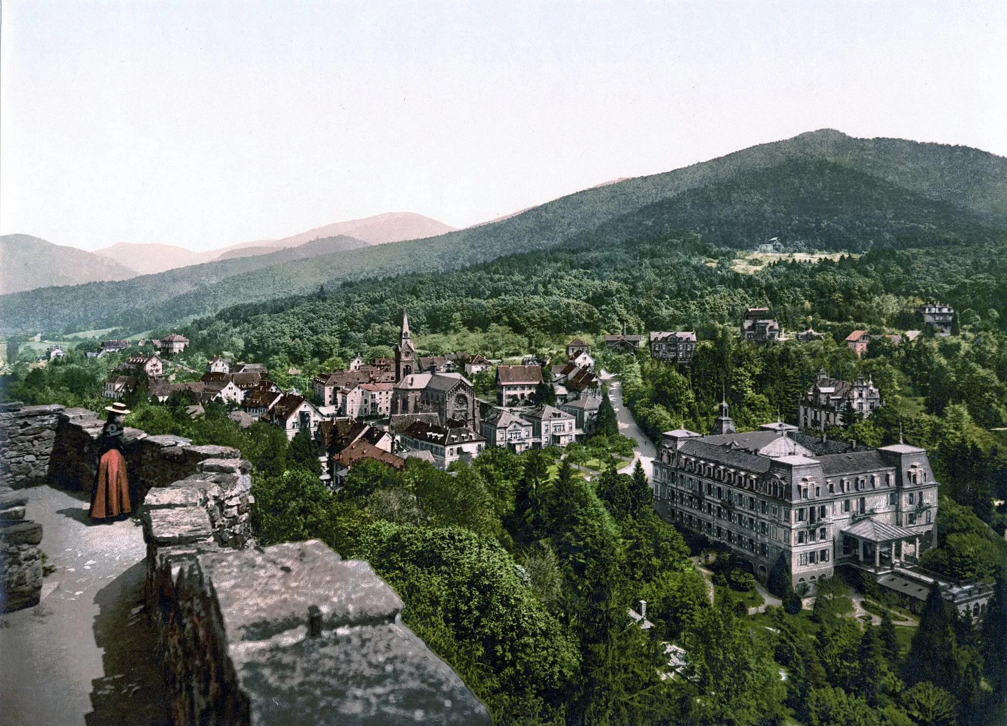 Photo showing: Badenweiler um 1900