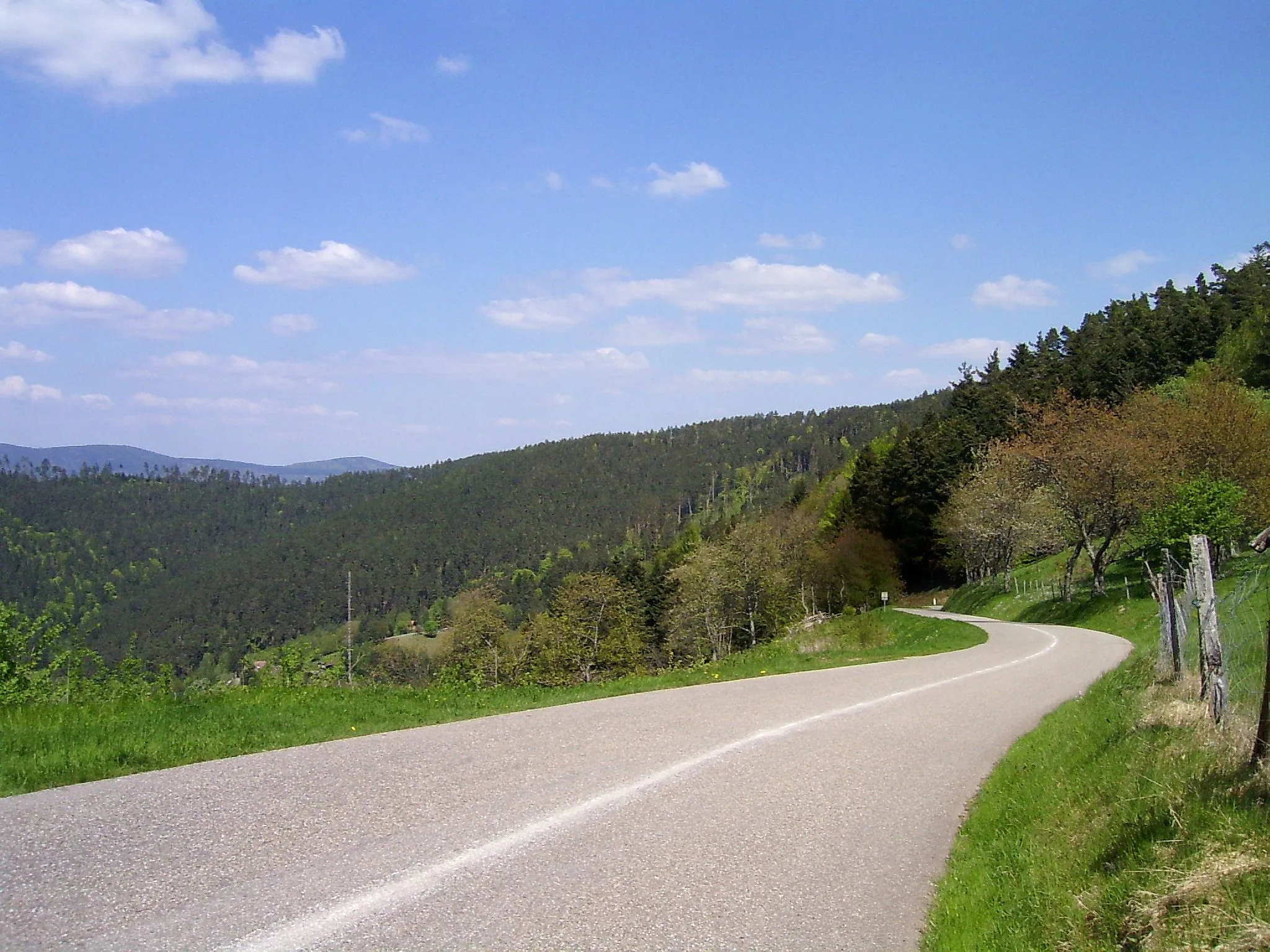 Photo showing: Blick vom Col de Fouchy auf die Abfahrt Richtung Norden nach Fouchy im Tal des Giessen