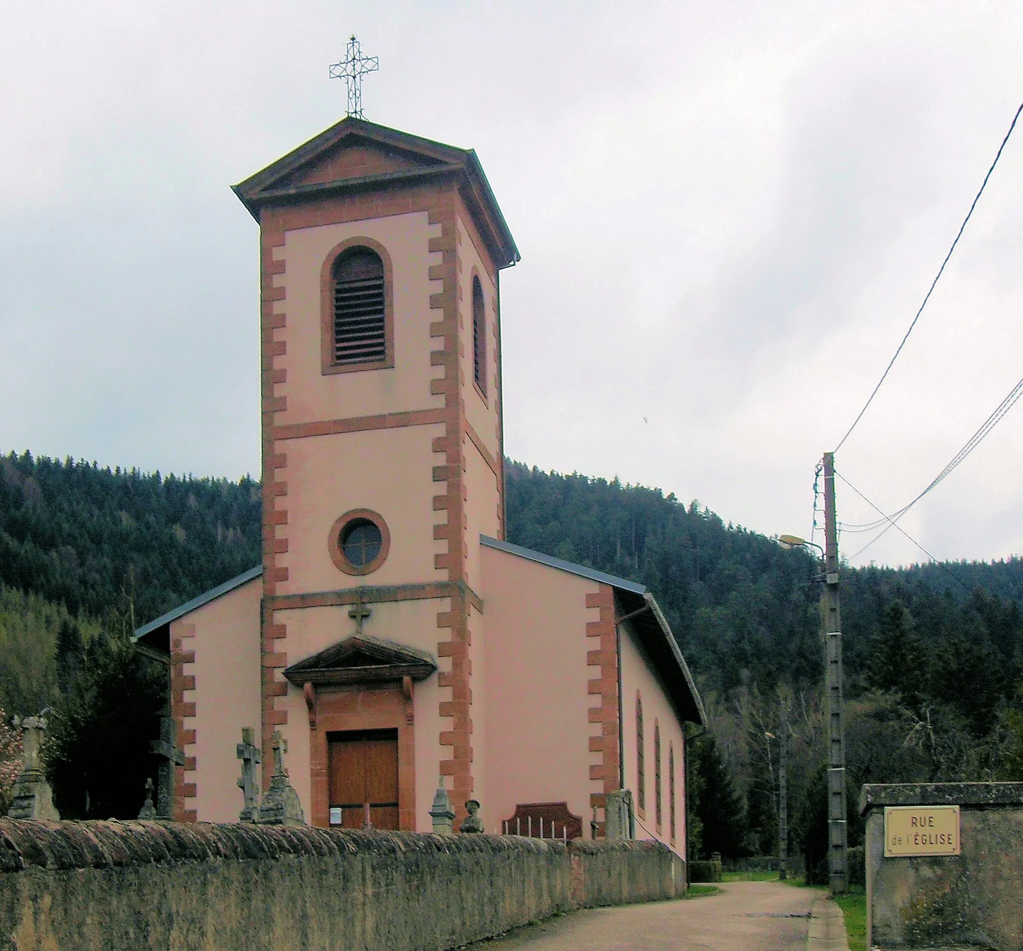 Photo showing: L'église Saint-Hubert à Bionville