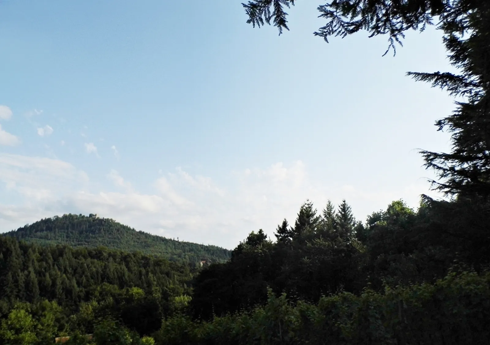 Photo showing: Blick zur Yburg im Schwarzwald