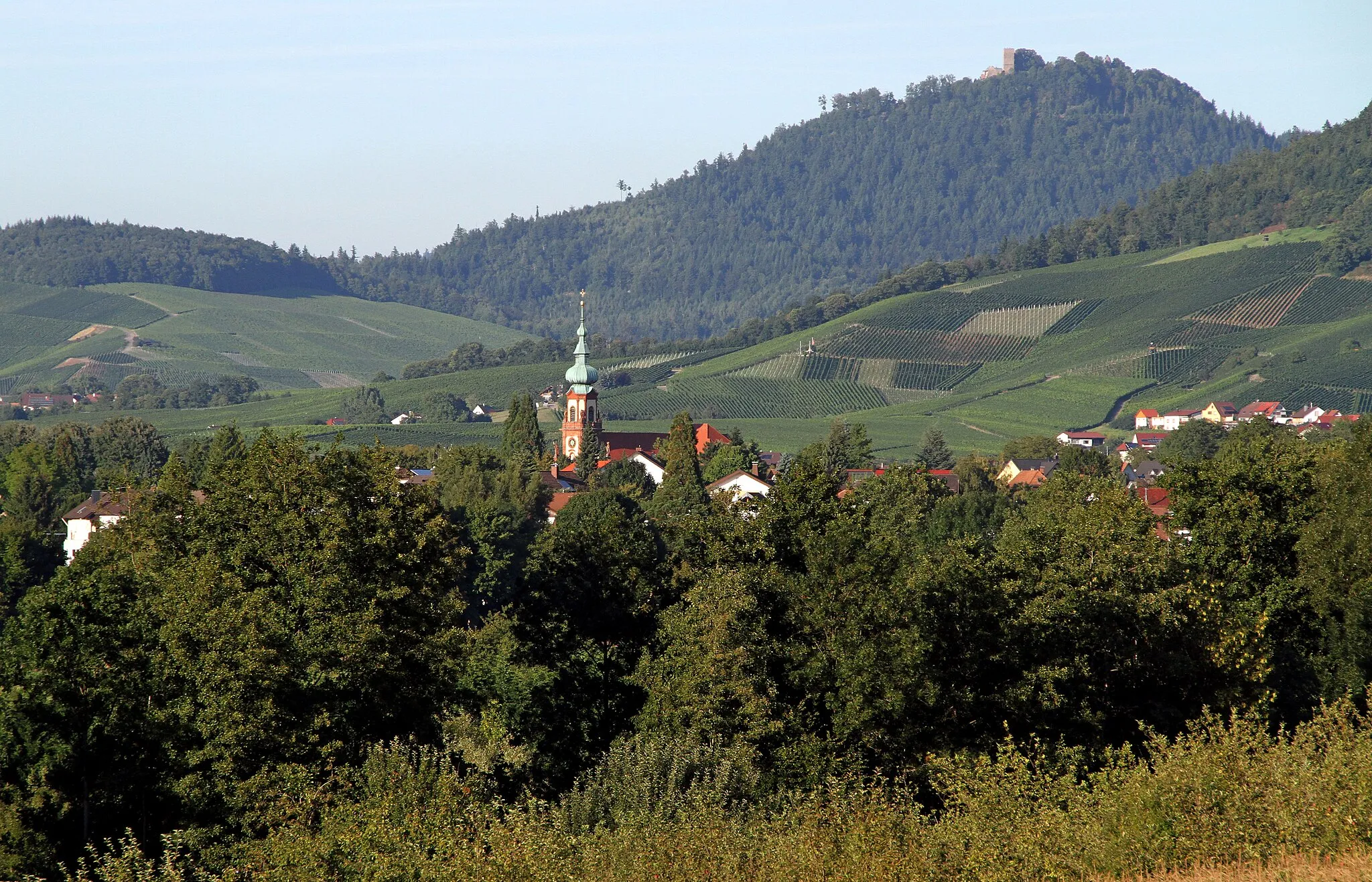 Photo showing: Ausblick vom Friedenskreuz