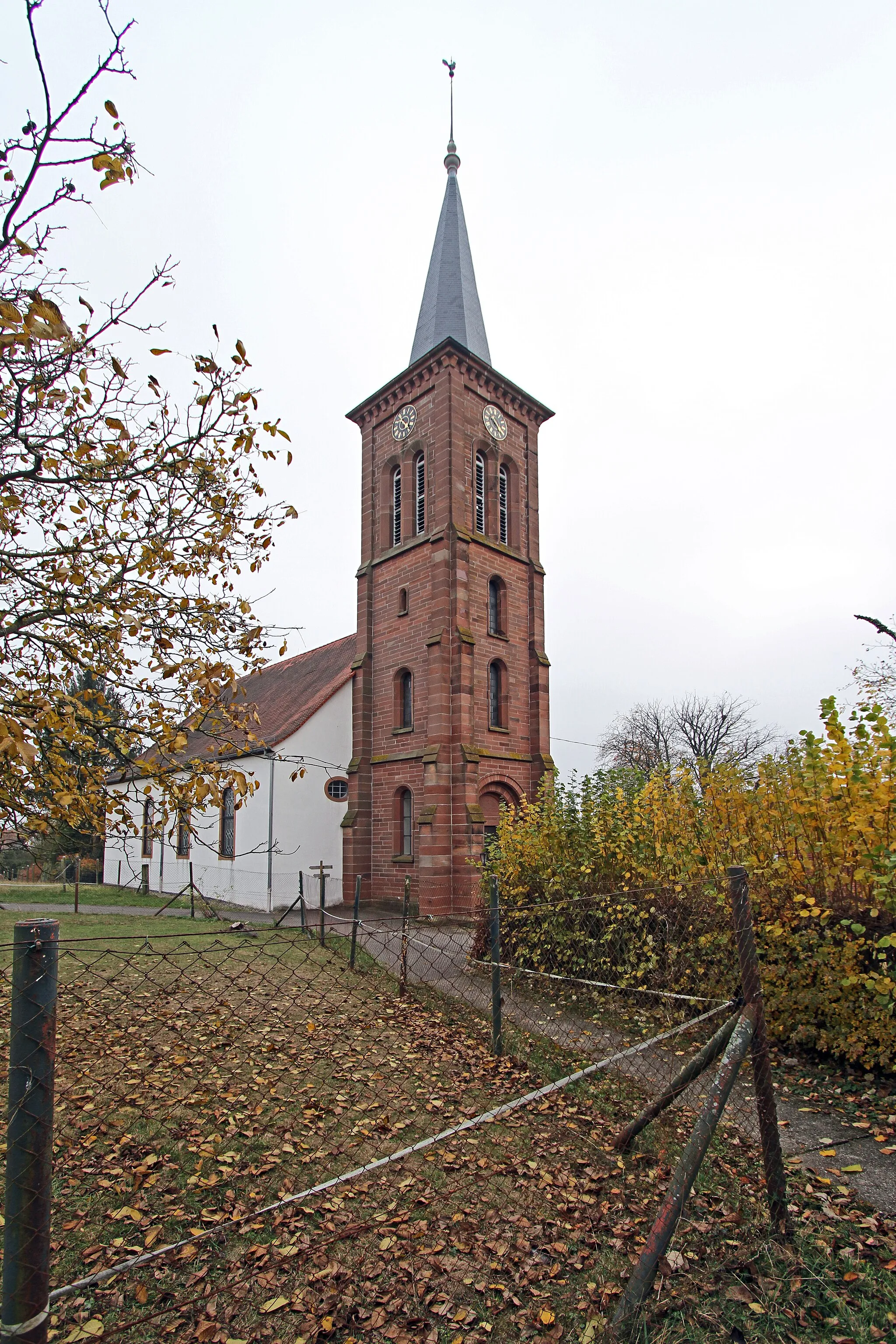 Photo showing: Protestant church in Hunspach.