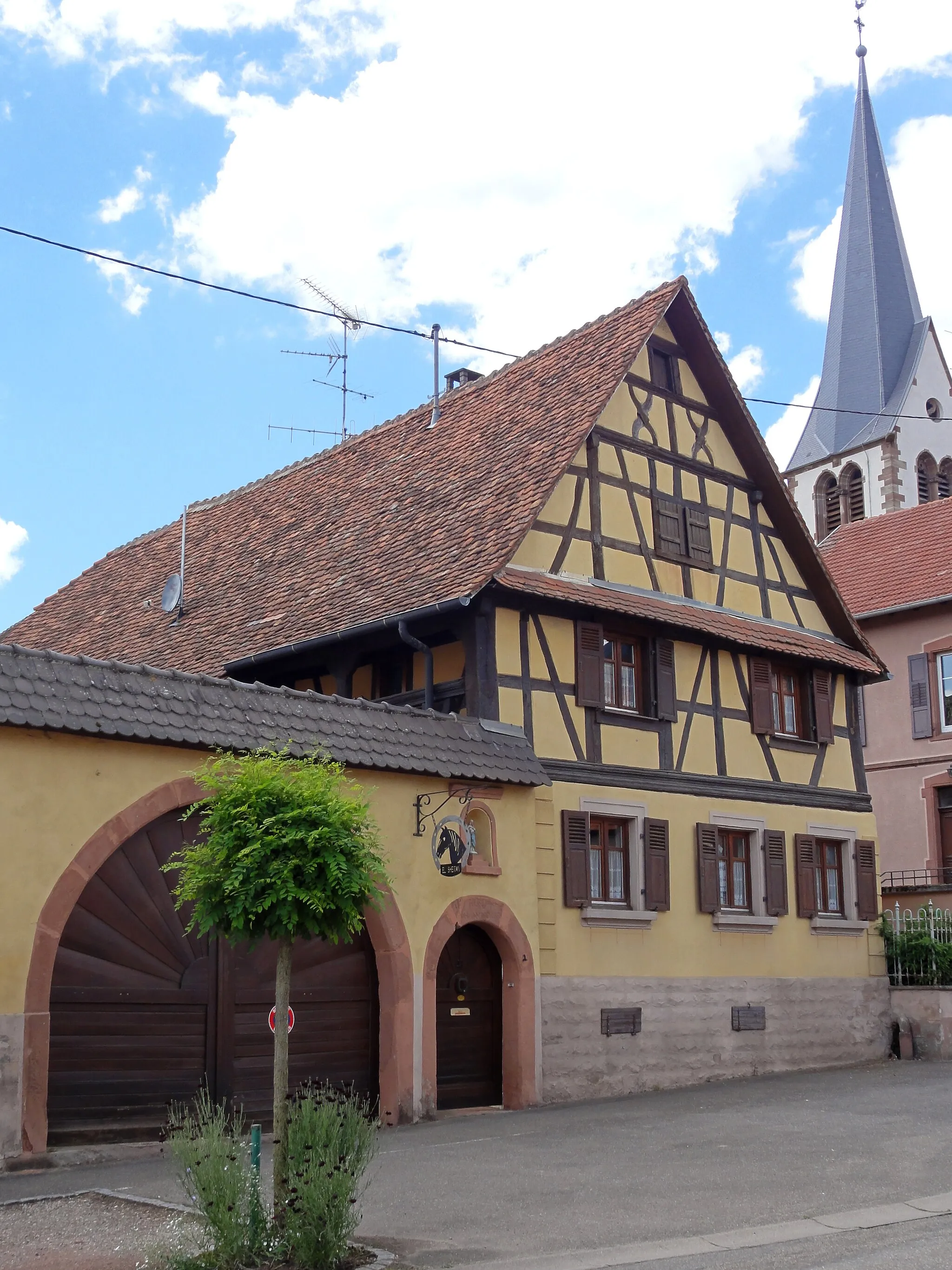 Photo showing: This building is indexed in the base Mérimée, a database of architectural heritage maintained by the French Ministry of Culture, under the reference IA67009829 .