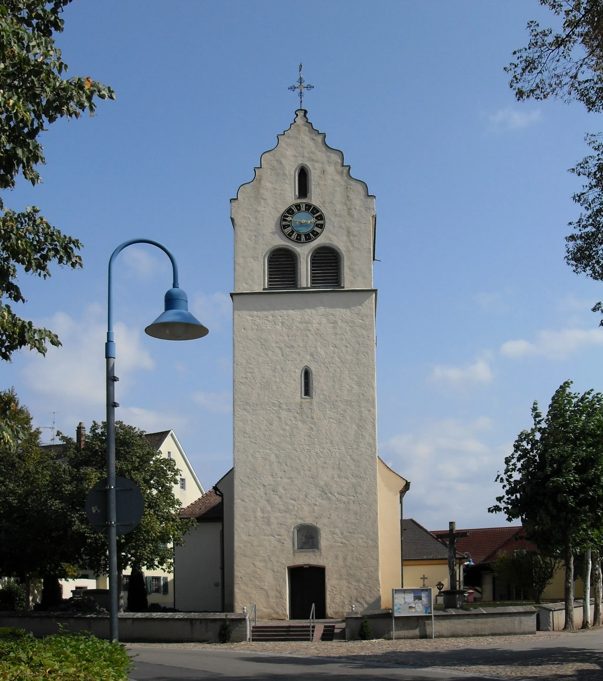 Photo showing: Katholische Kirche St. Martin in Feldkirch, Gemeinde Hartheim am Rhein