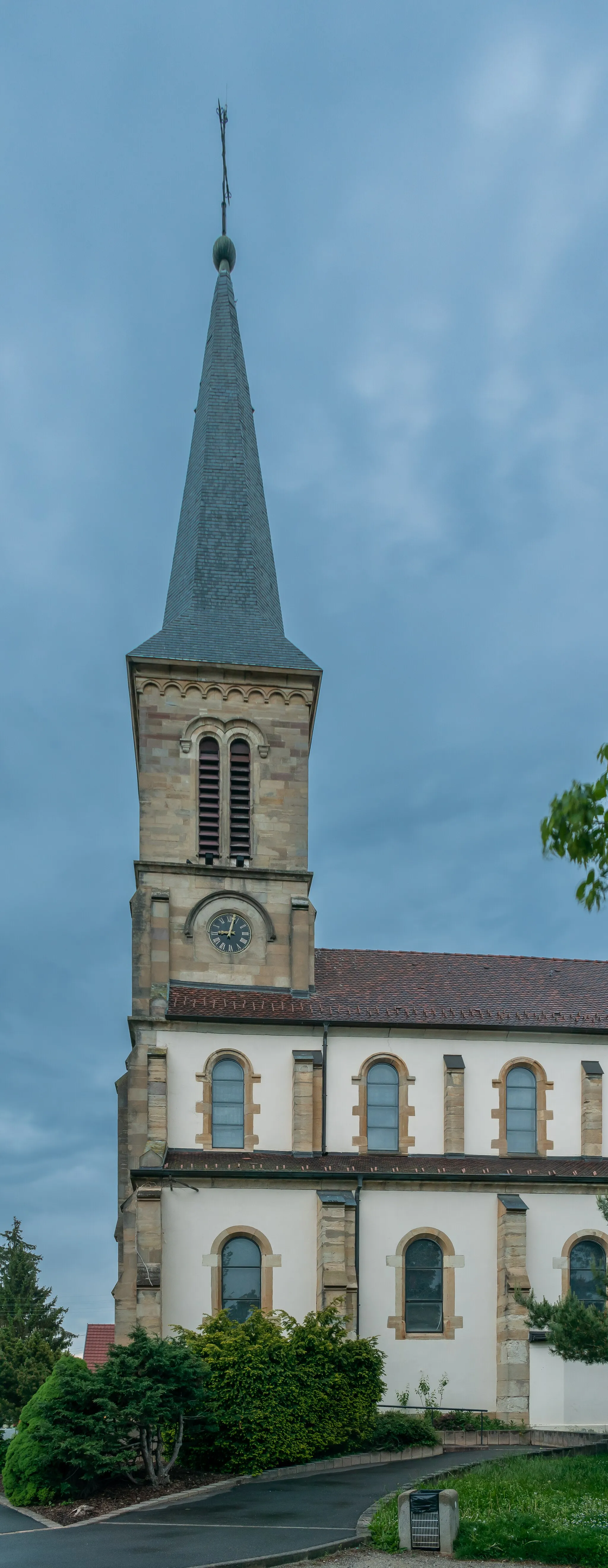 Photo showing: Saint Adelphus church in Kingersheim, Haut-Rhin, France
