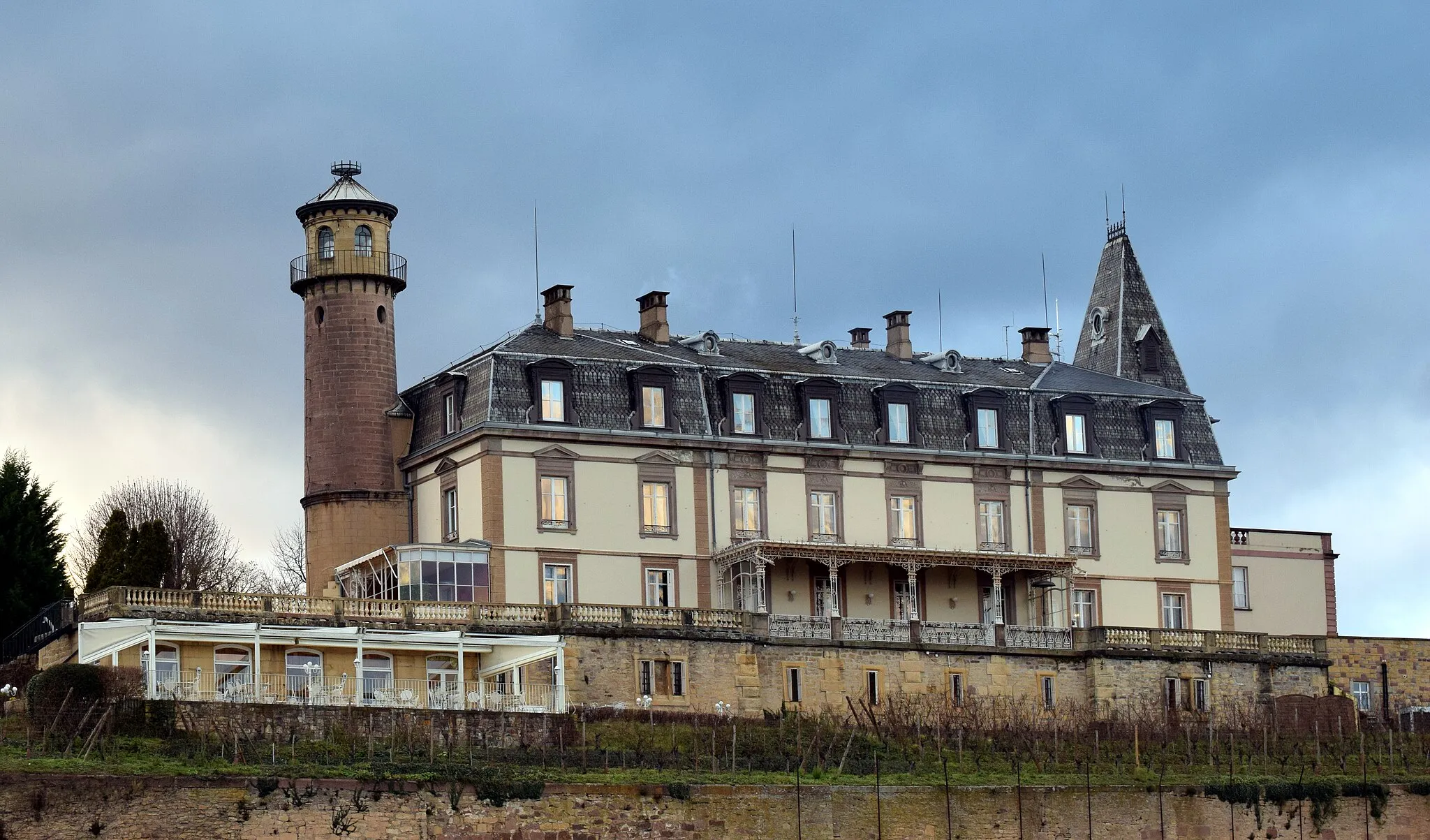 Photo showing: Le château d'Isenbourg à Rouffach, France