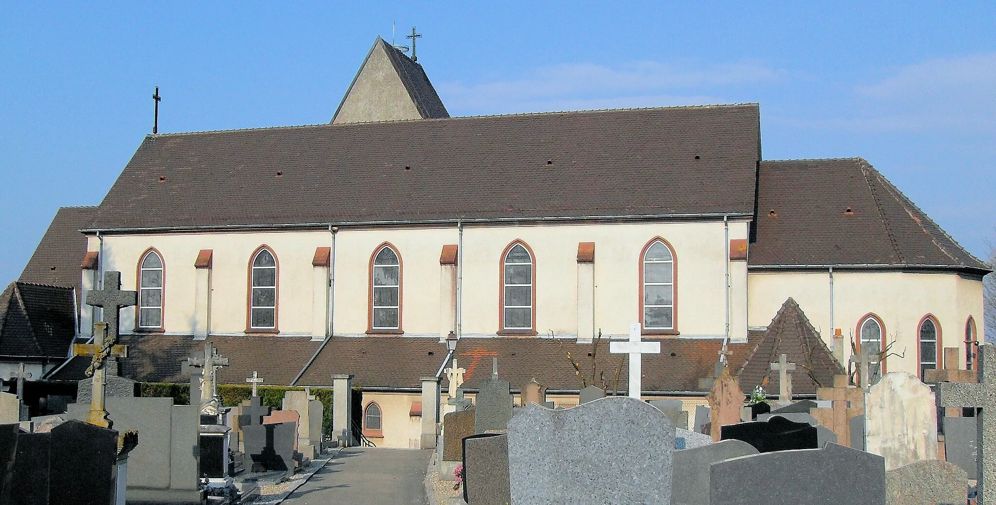 Photo showing: L'église Saint-Georges à Bartenheim