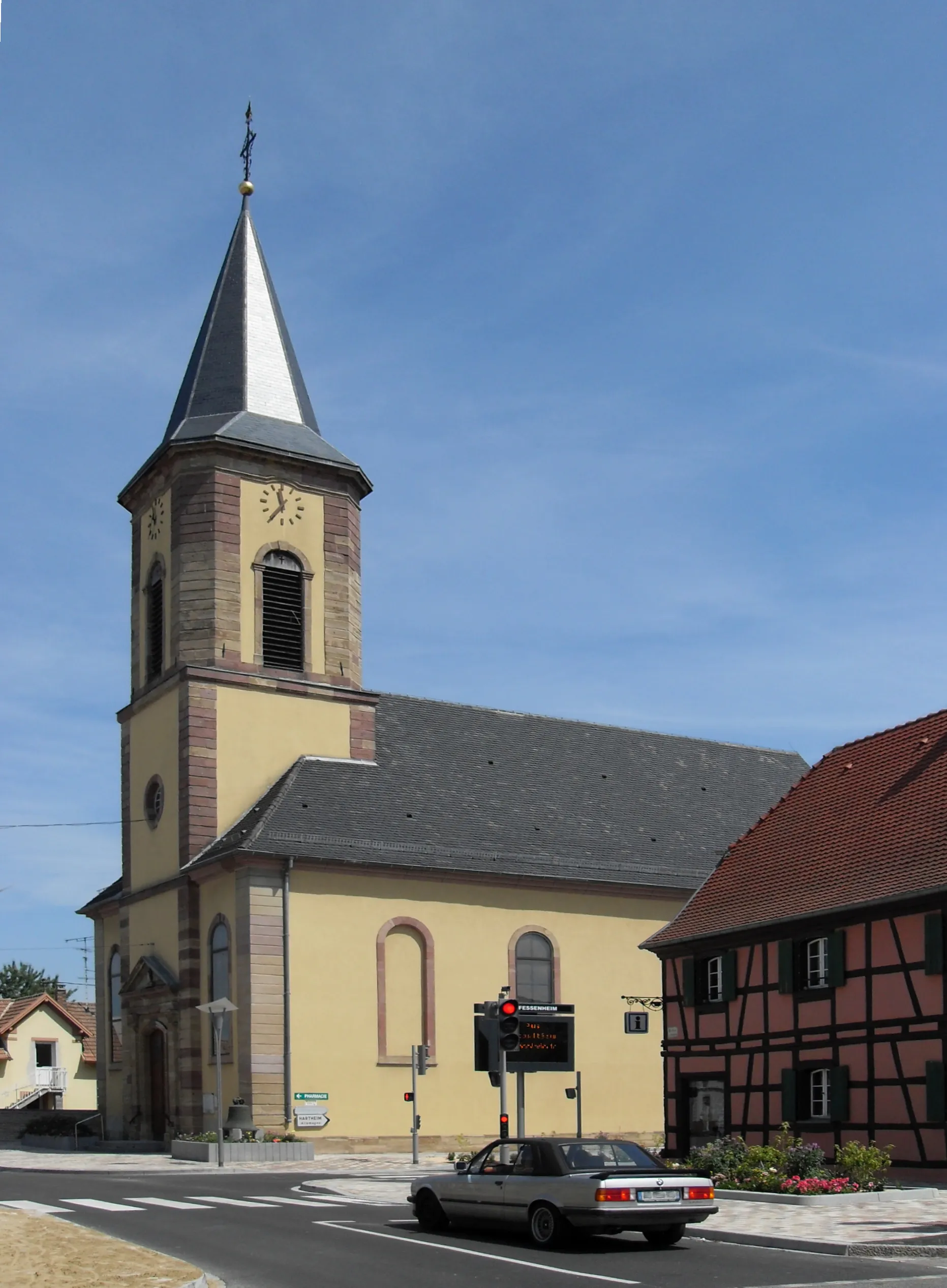 Photo showing: L'église Sainte-Colombe à Fessenheim