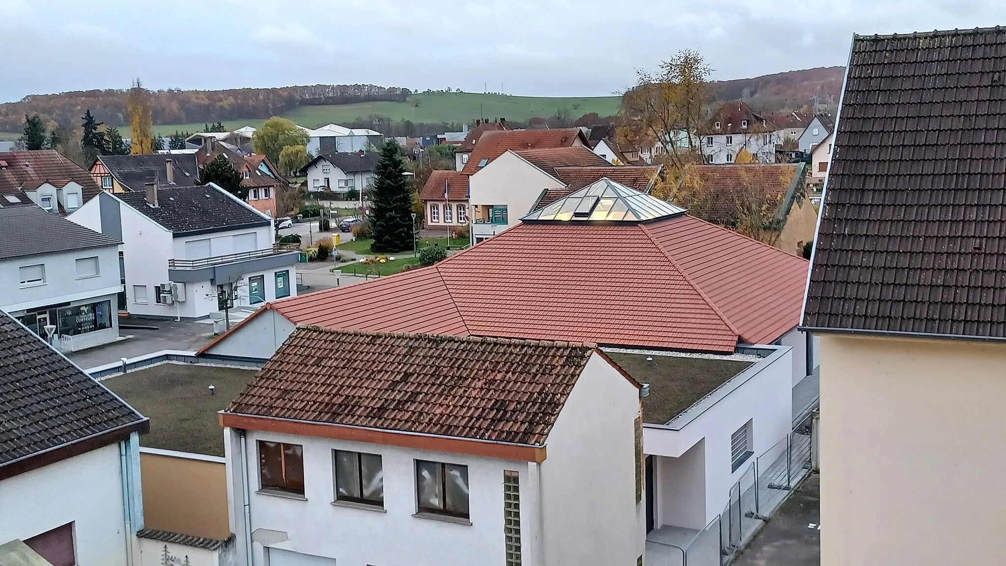 Photo showing: Bas-Rhin-Gundershoffen. Tiers lieu. Marché couvert (novembre 2023)